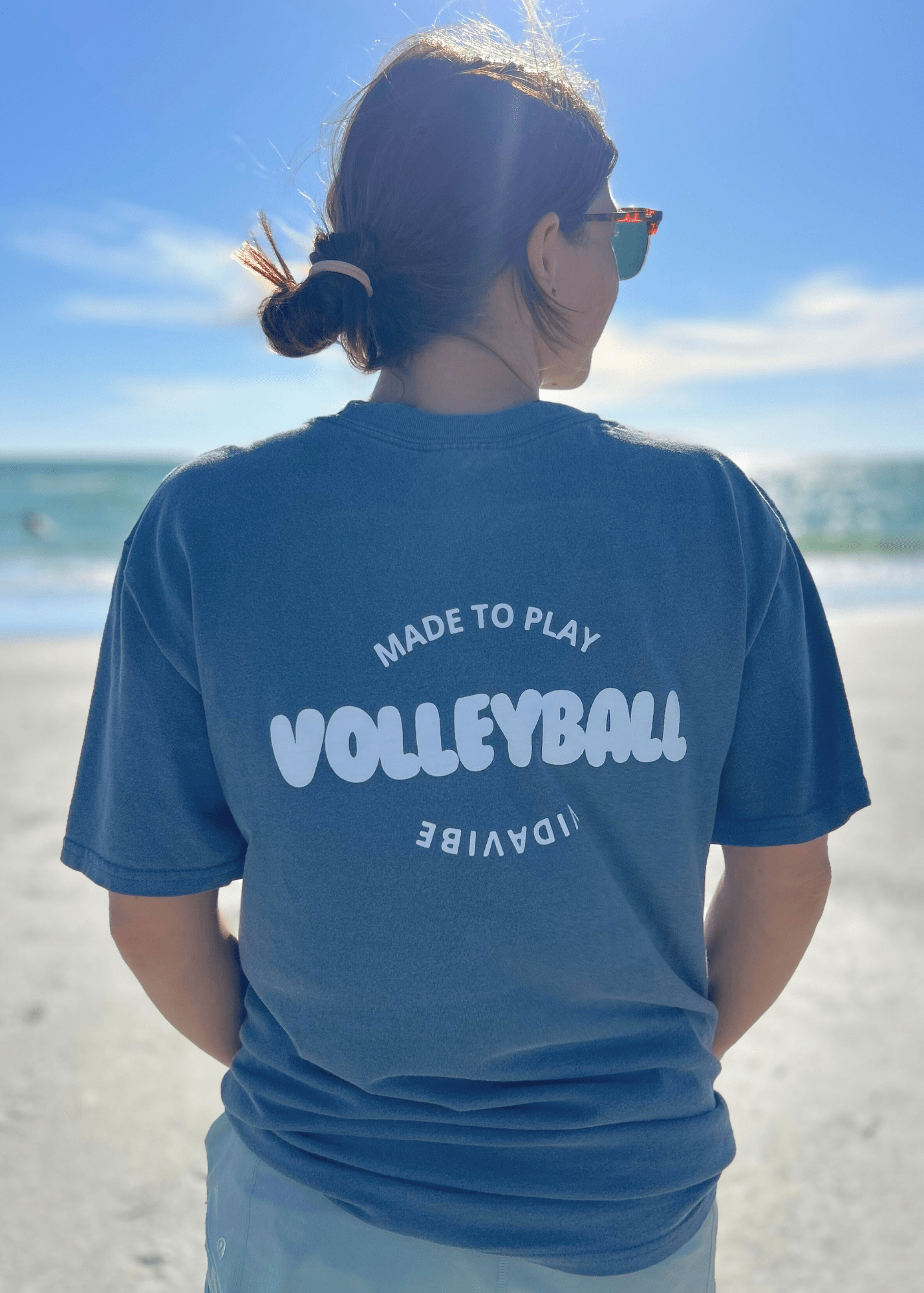 Made To Play Volleyball Tee