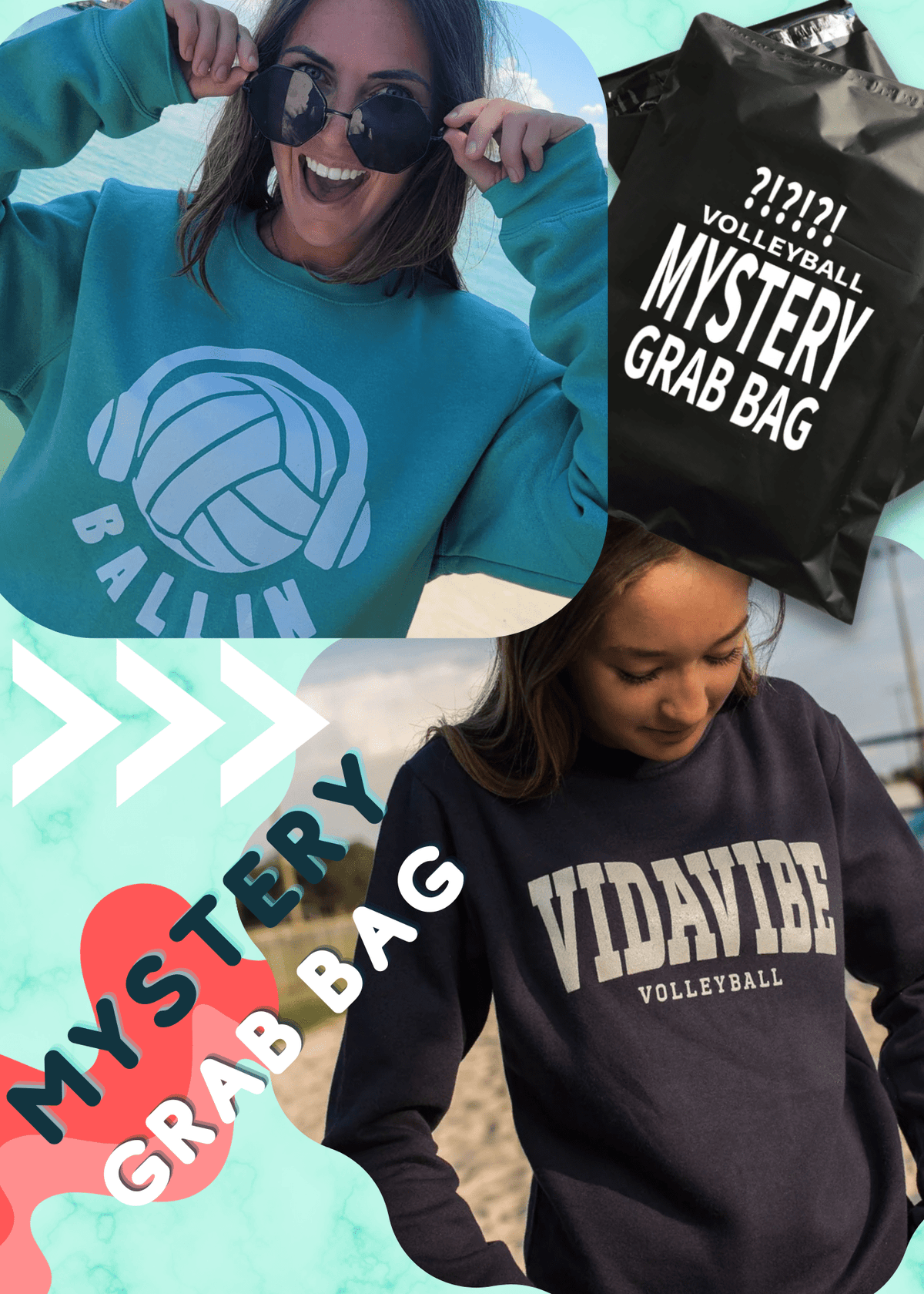 Mystery Grab Bag Sweatshirt & More - VidaVibe Volleyball