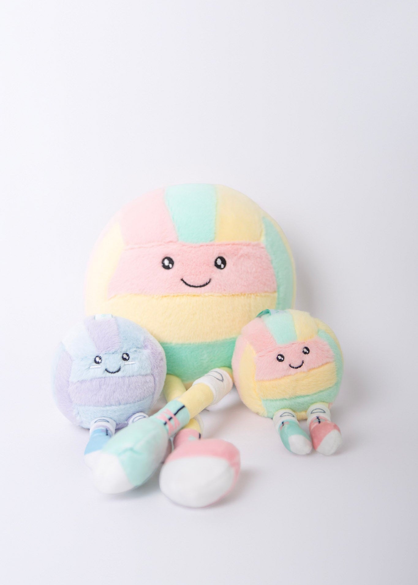 Pastel Volleyball Plushie and Keychains