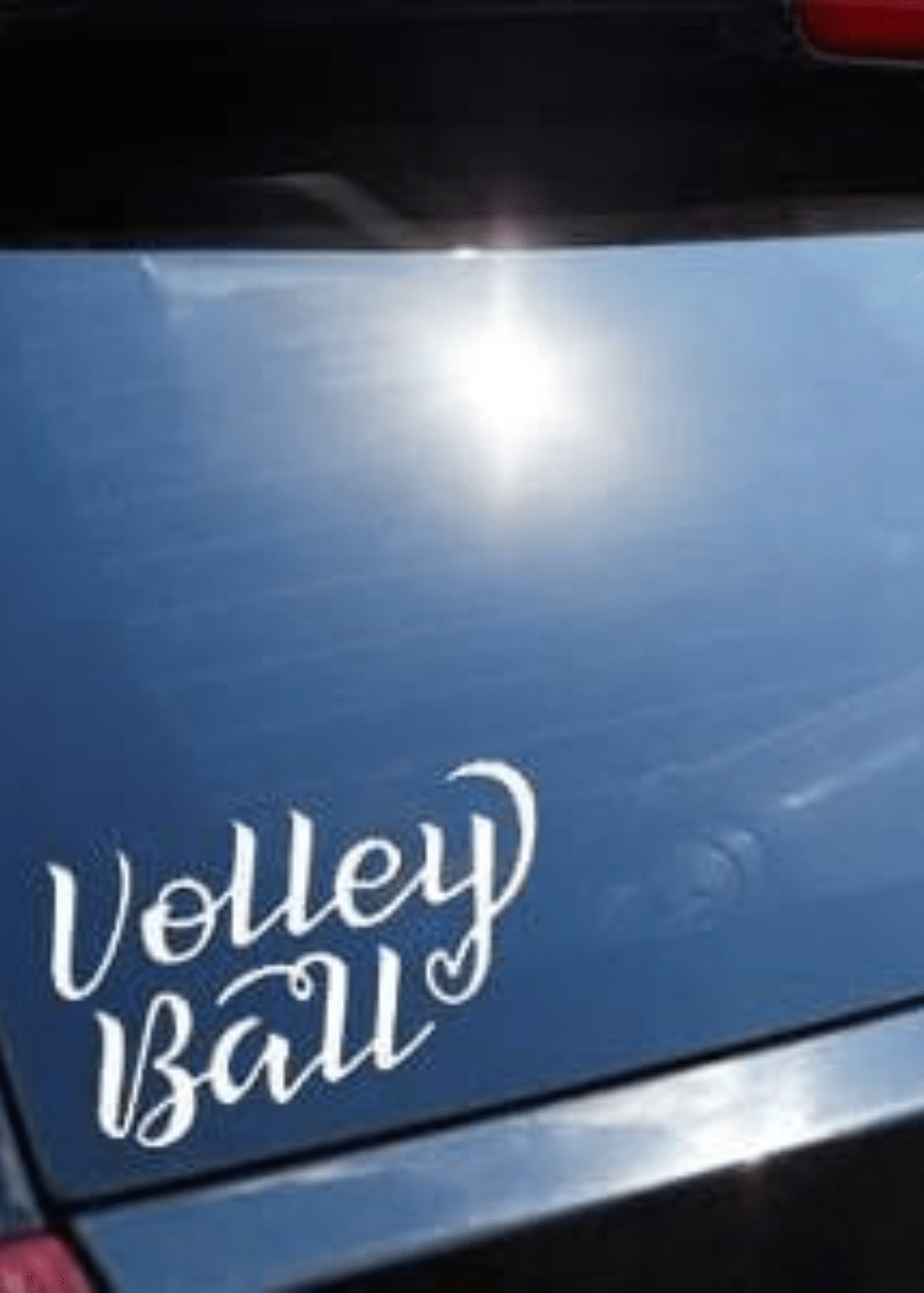 Volleyball Car Vinyl Decal