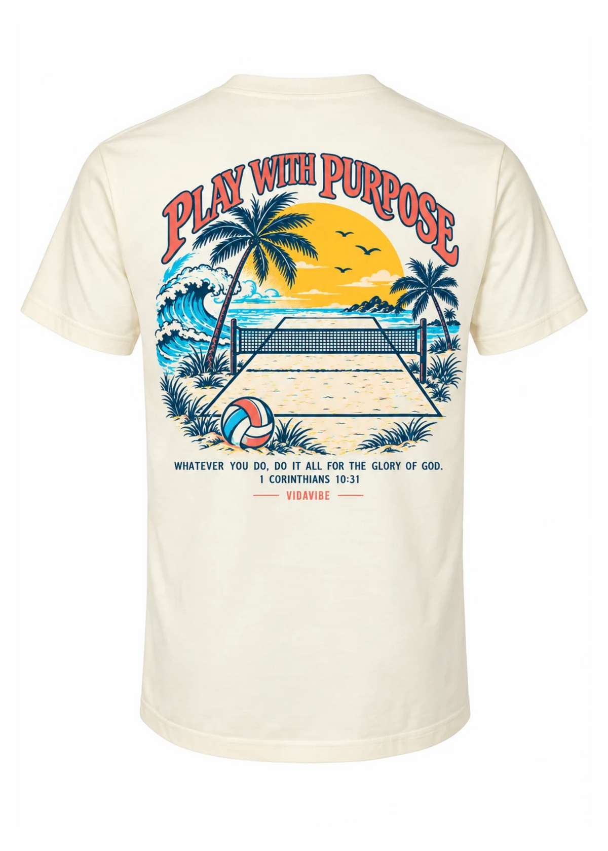Play with Purpose Volleyball Tee