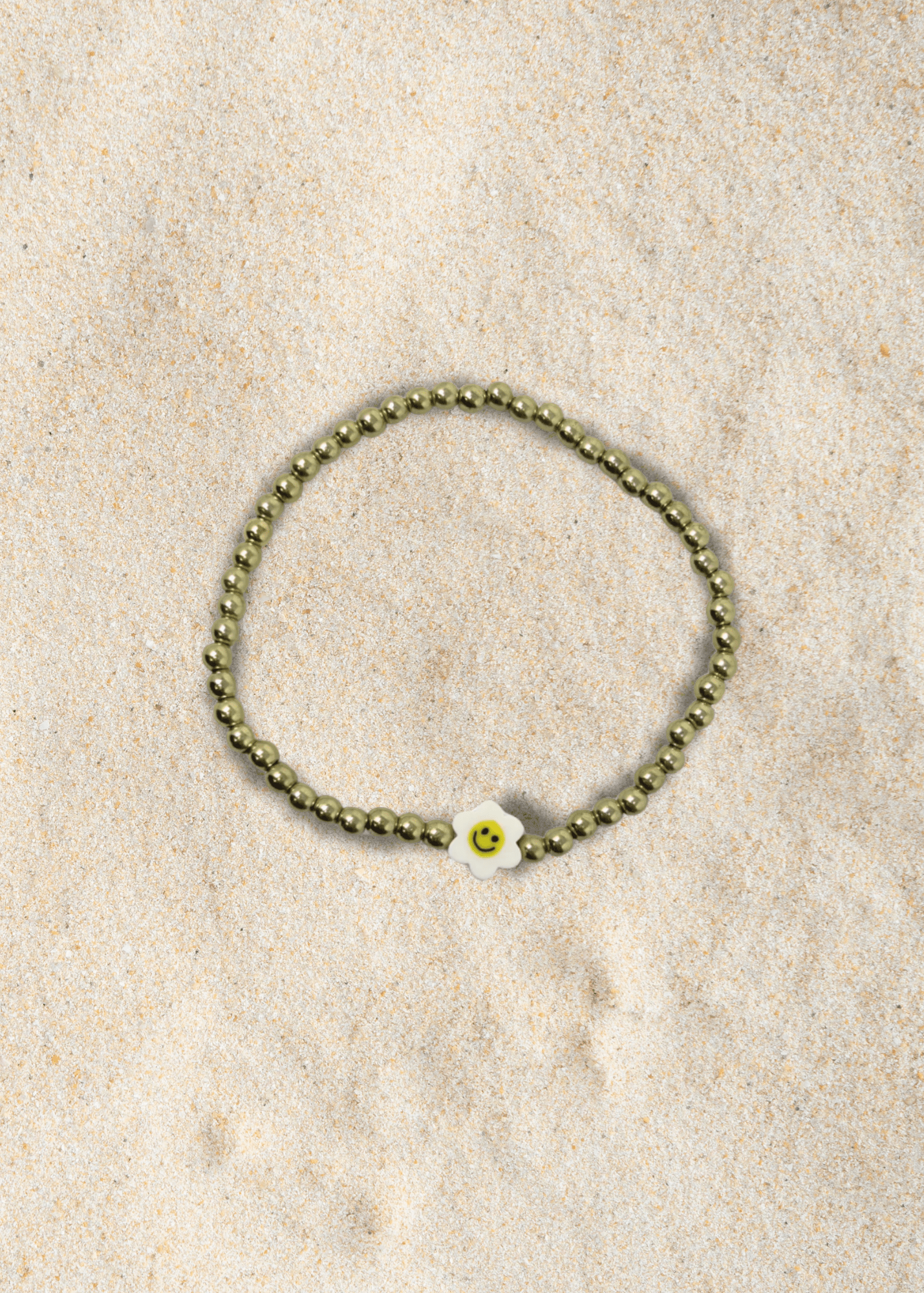 Gold Flower Smile Bracelet
