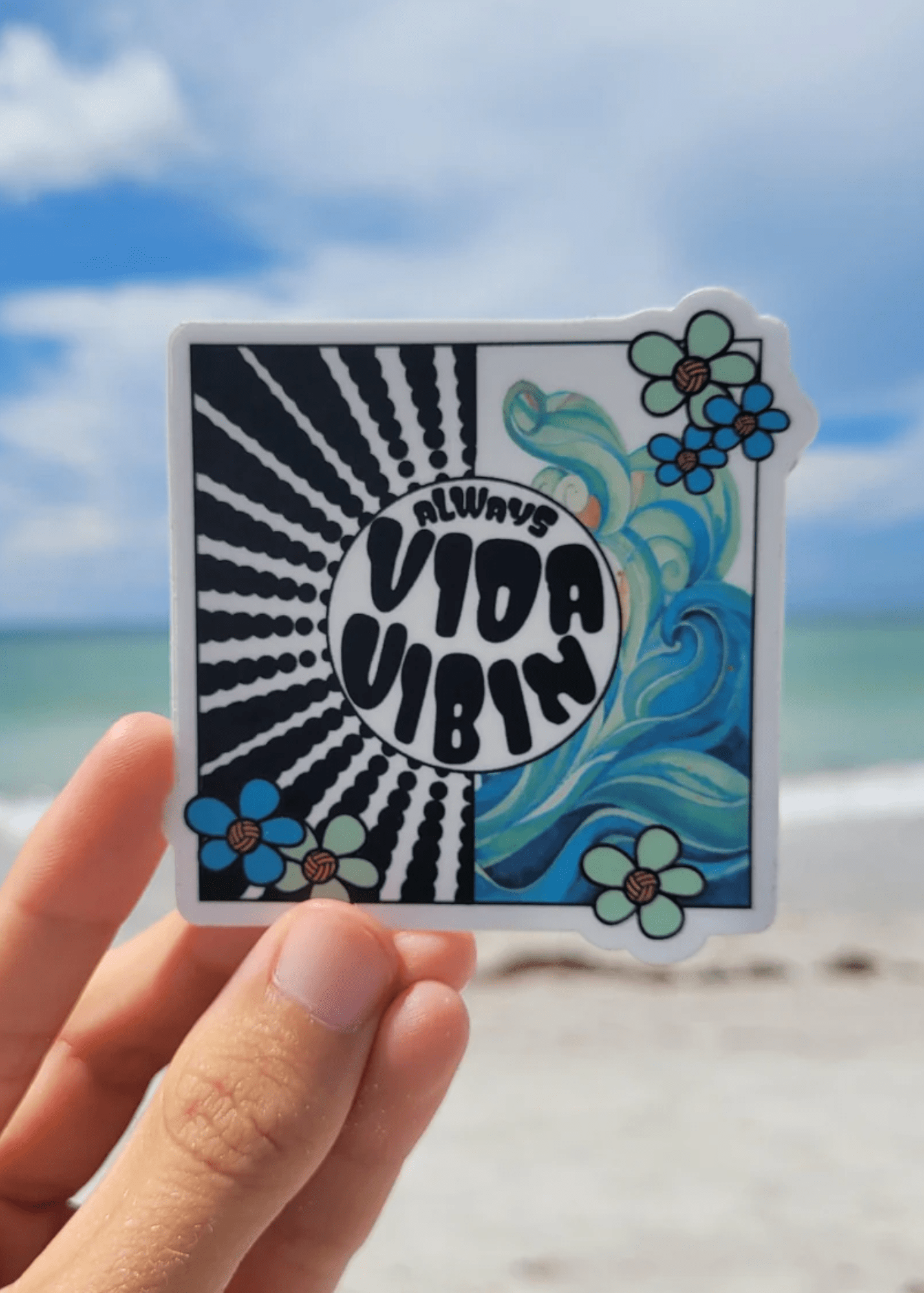 Always VidaVibin Volleyball Sticker