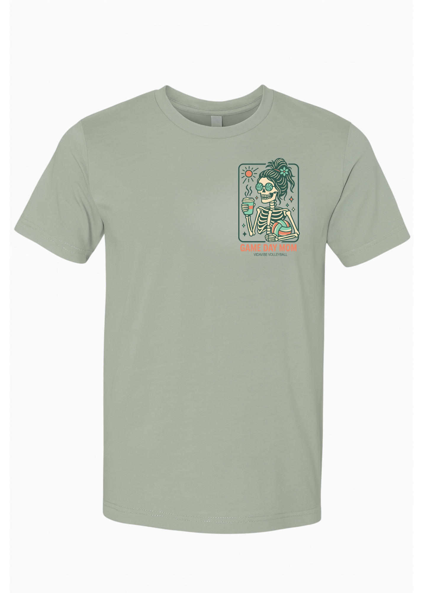 Game Day Skeleton Mom Tee