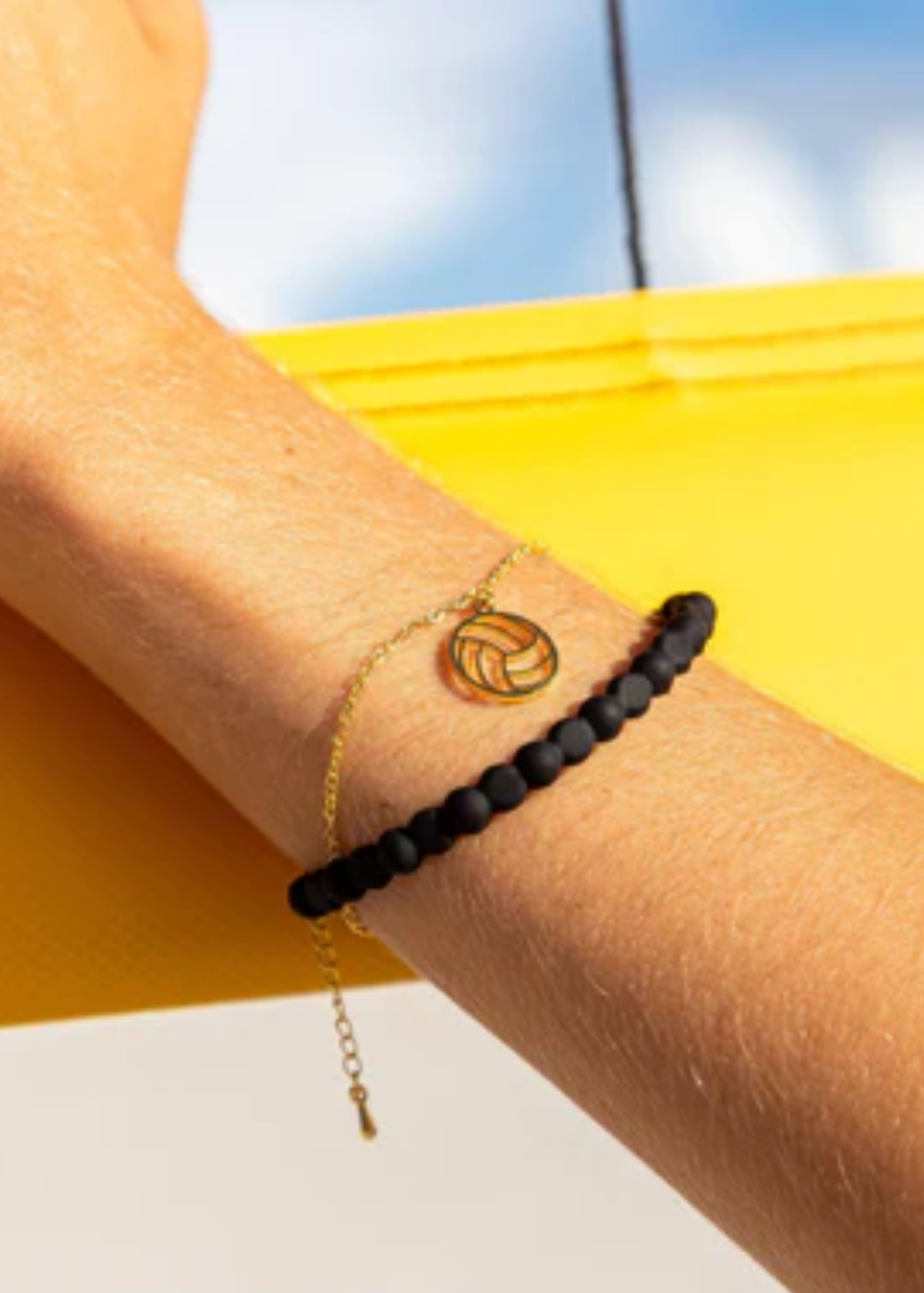 Pick Your Color Volleyball Charm Bracelet