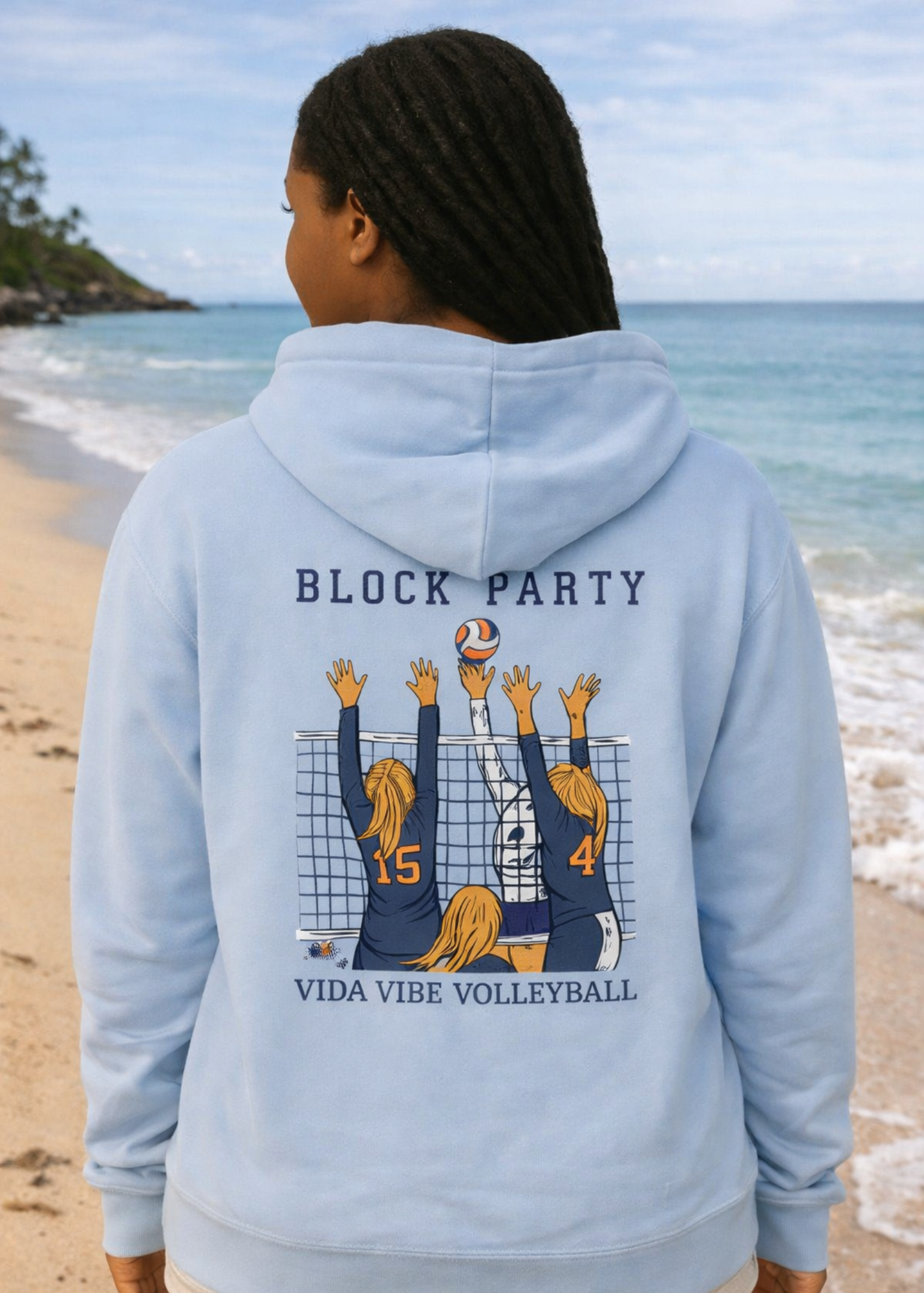 Block Party Volleyball Sweatshirt