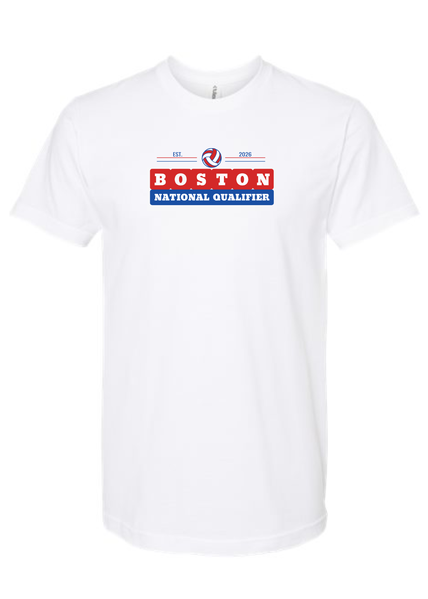 Boston National Qualifier White Short Sleeve 2026 With Team Names