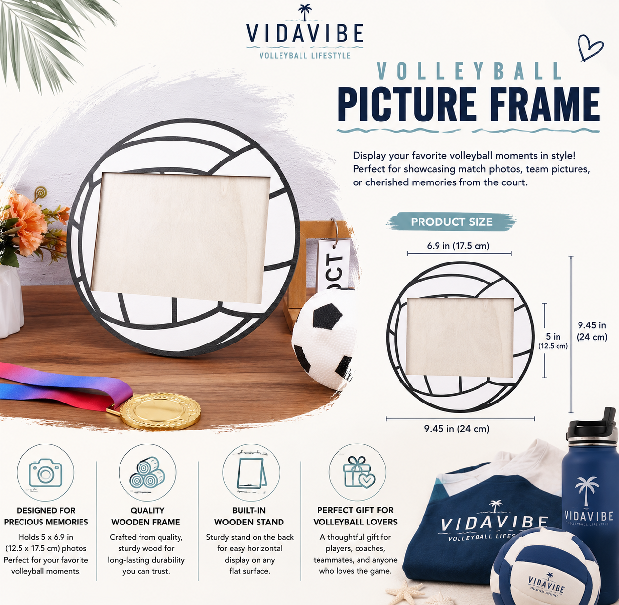 Volleyball Picture Frame