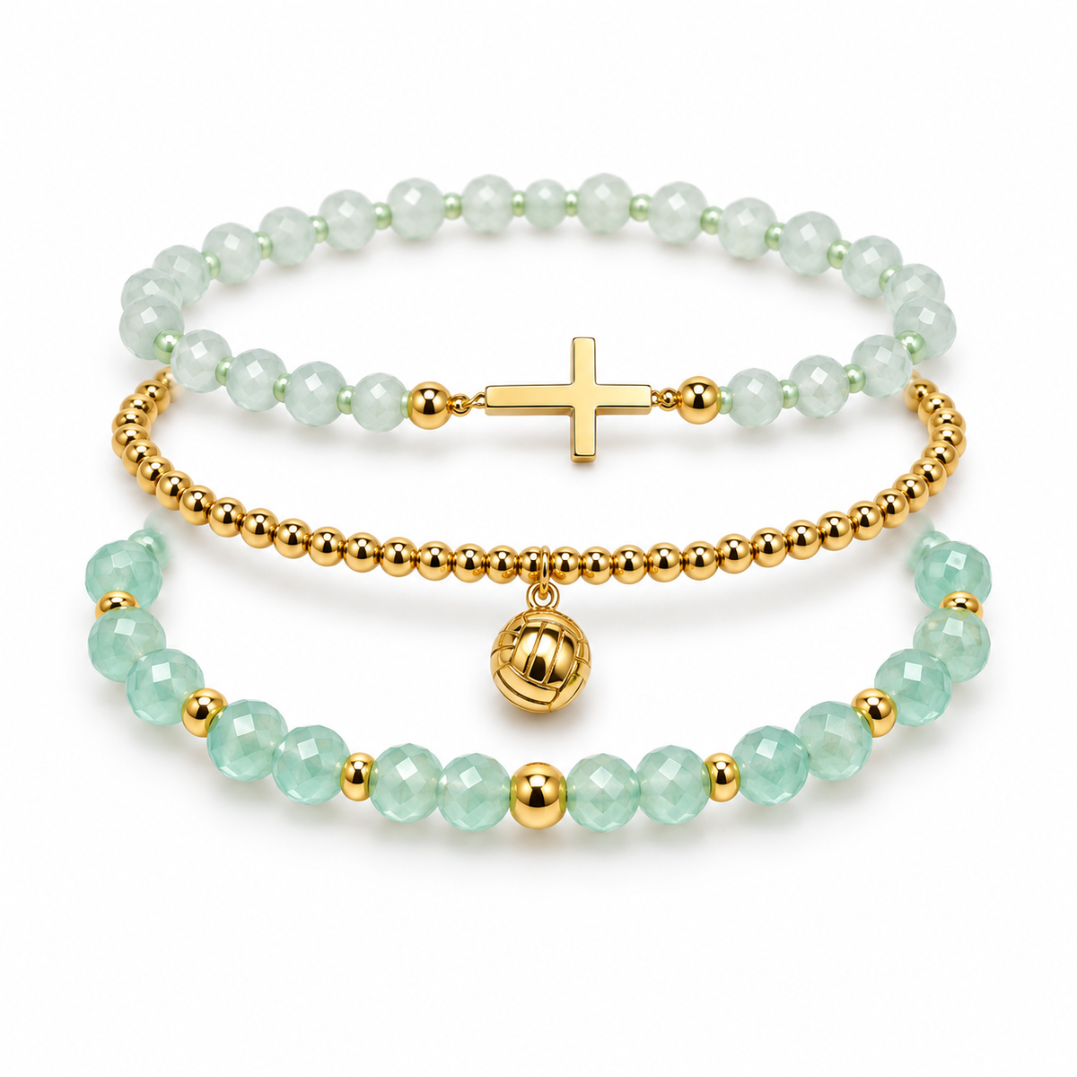 Play With Purpose Volleyball Bracelets "Courageous" Teal