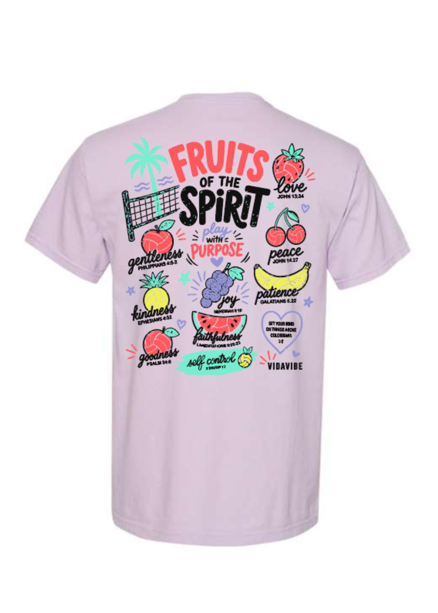 Fruits of the Spirit Volleyball Tee