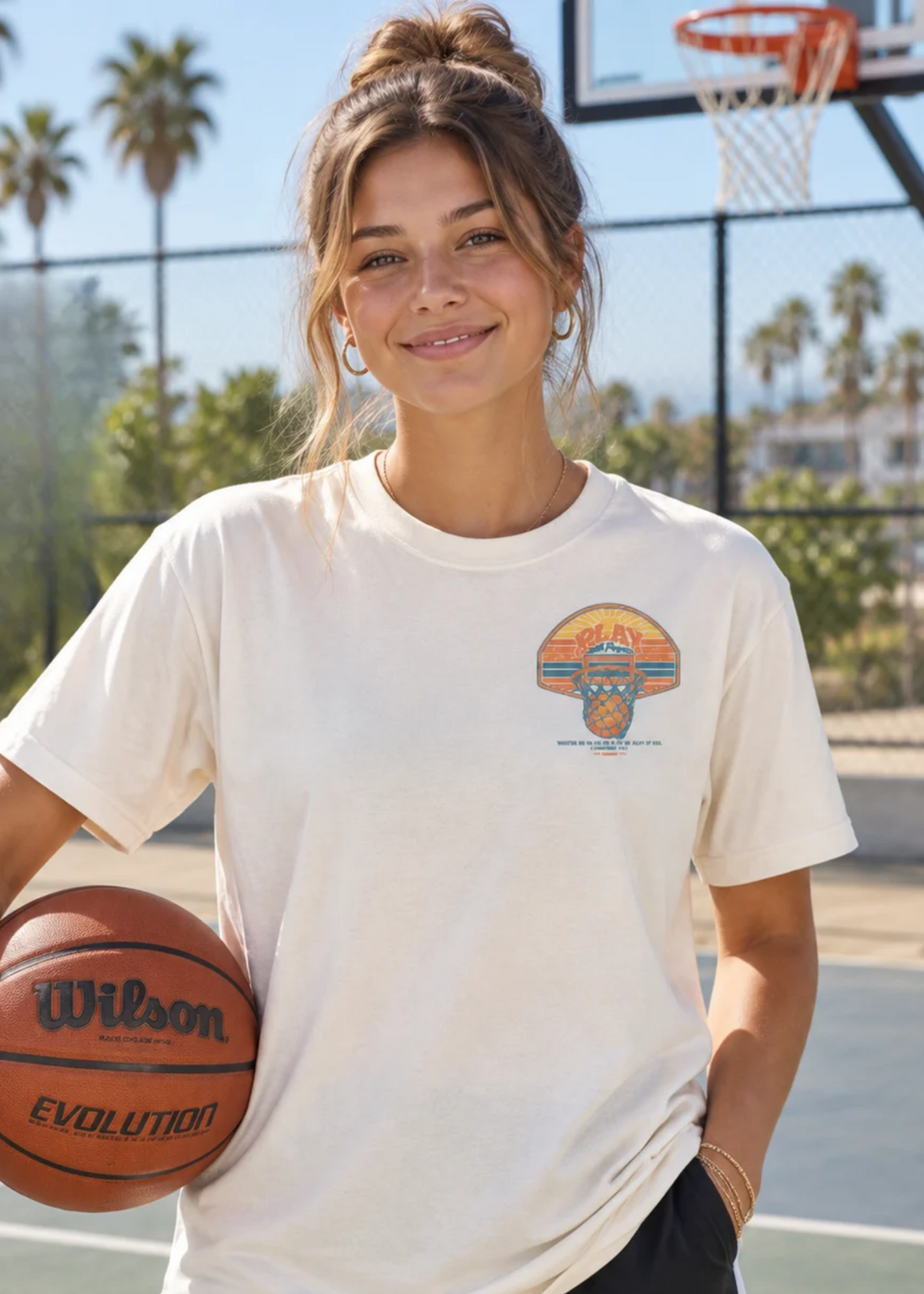 Play with Purpose Basketball Tee