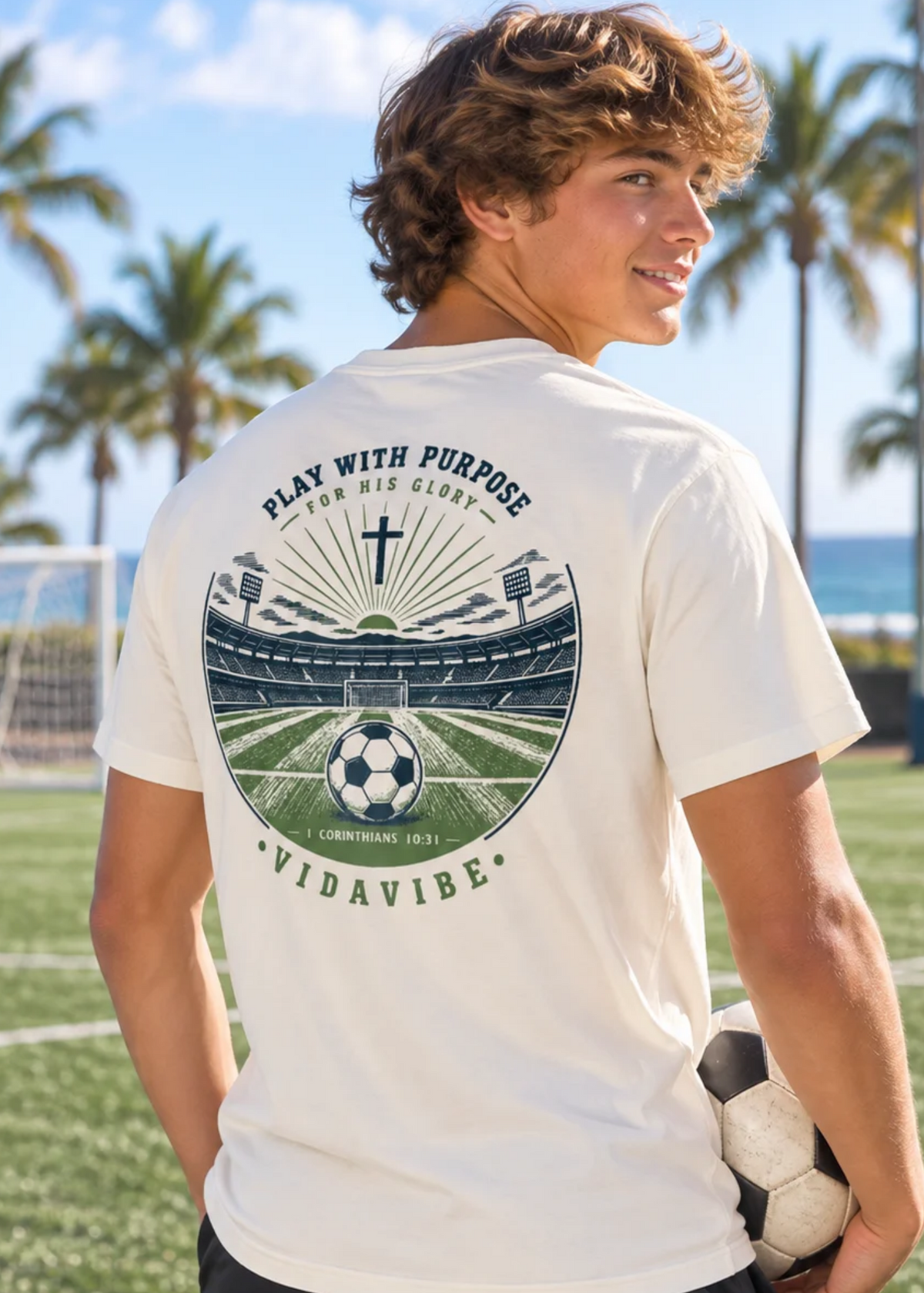 Play with Purpose Soccer Tee
