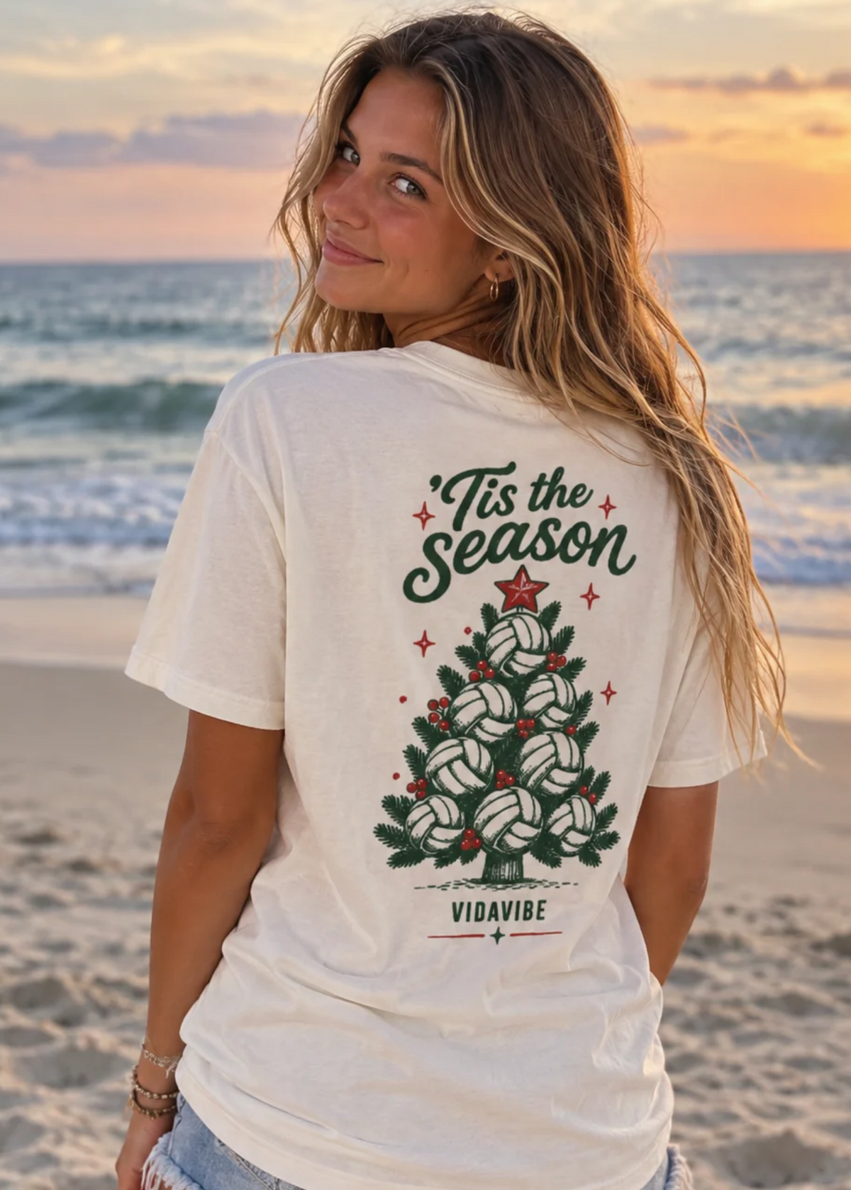 'Tis The Season Volleyball Tee