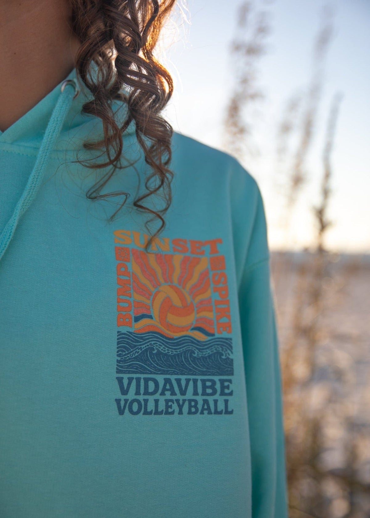 Sunset Volleyball Sweatshirt