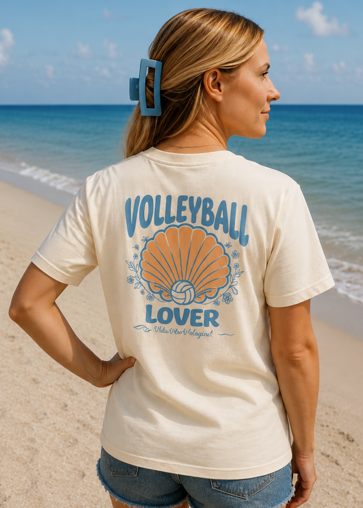 Volleyball Lover Shell Tee