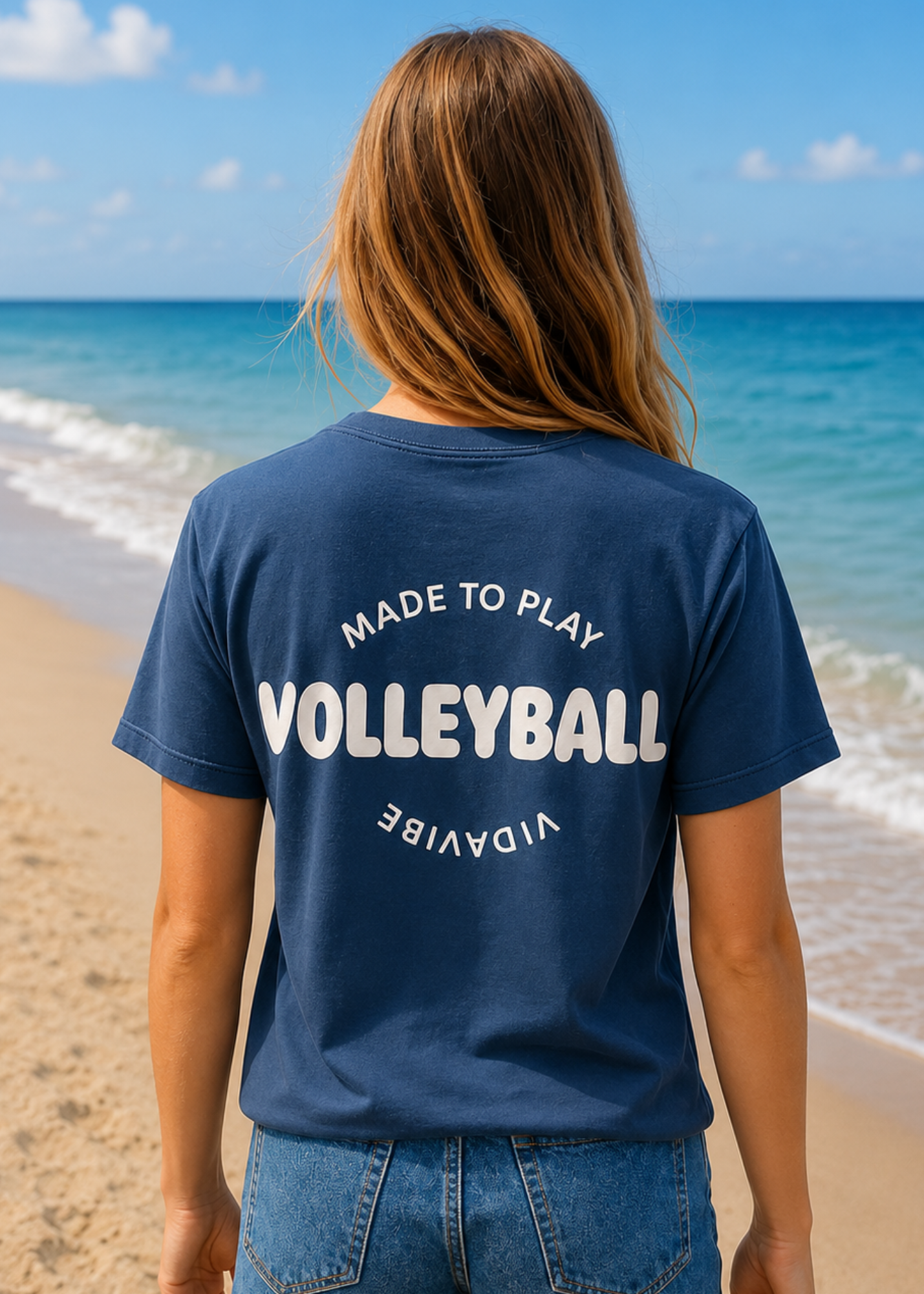 Made To Play Volleyball Tee