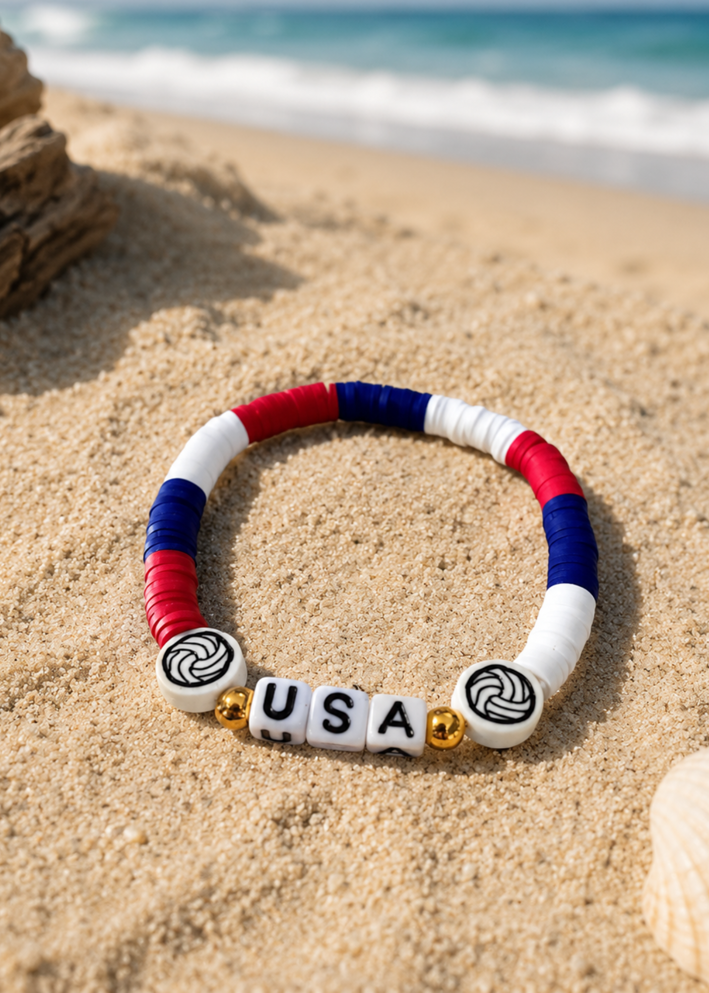 USA Volleyball Bracelet