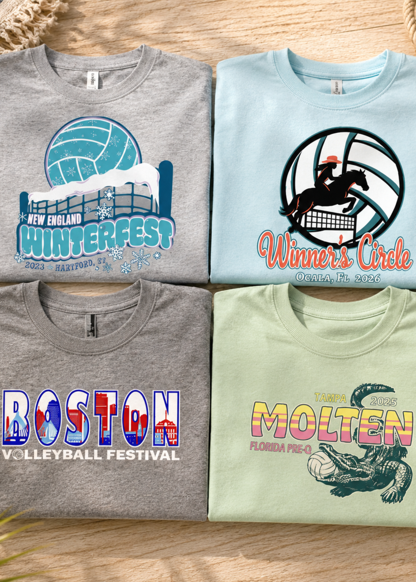 Volleyball Blind Bag Tournament T-Shirt & More