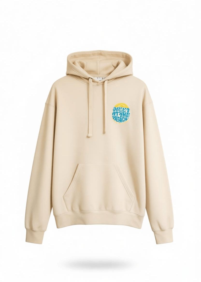Meet Me at the Beach Sweatshirt Beige