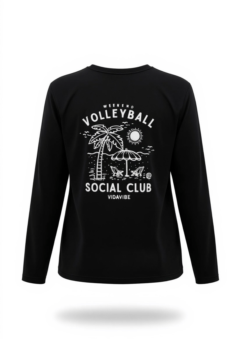 Weekend Volleyball Social Club Dri-Fit Long Sleeve