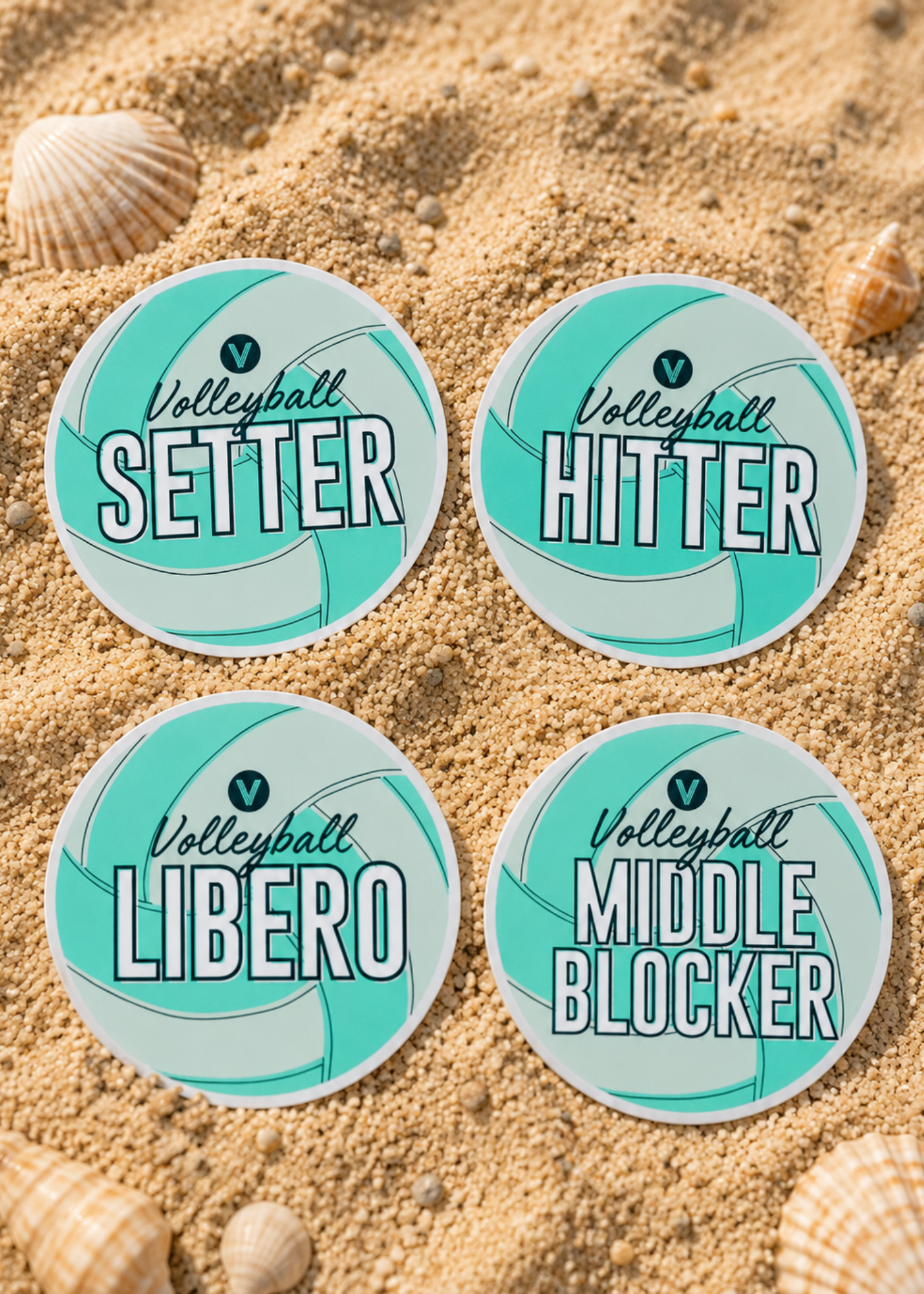 Pick Your Volleyball Position Stickers