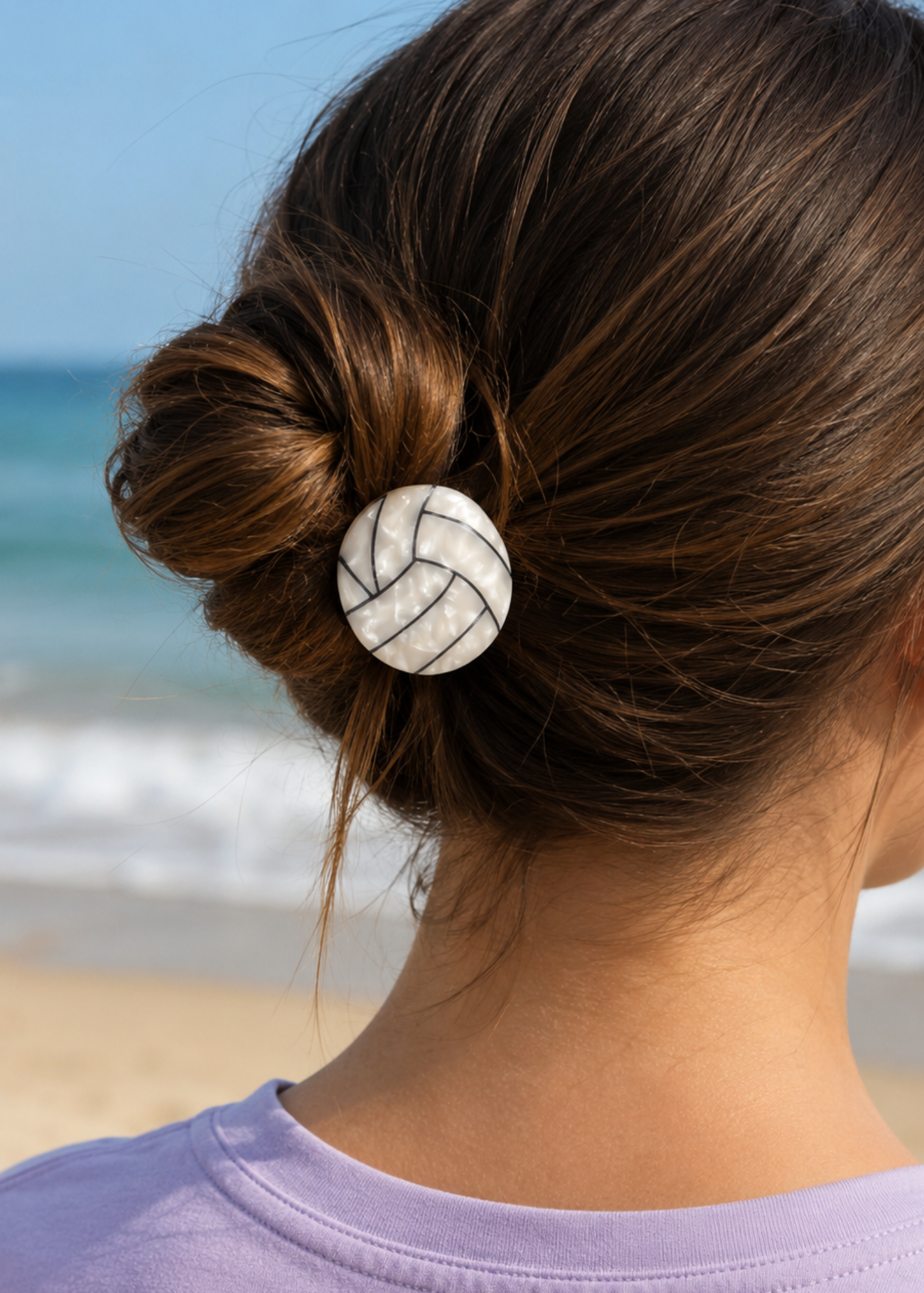 Volleyball Hair Clip