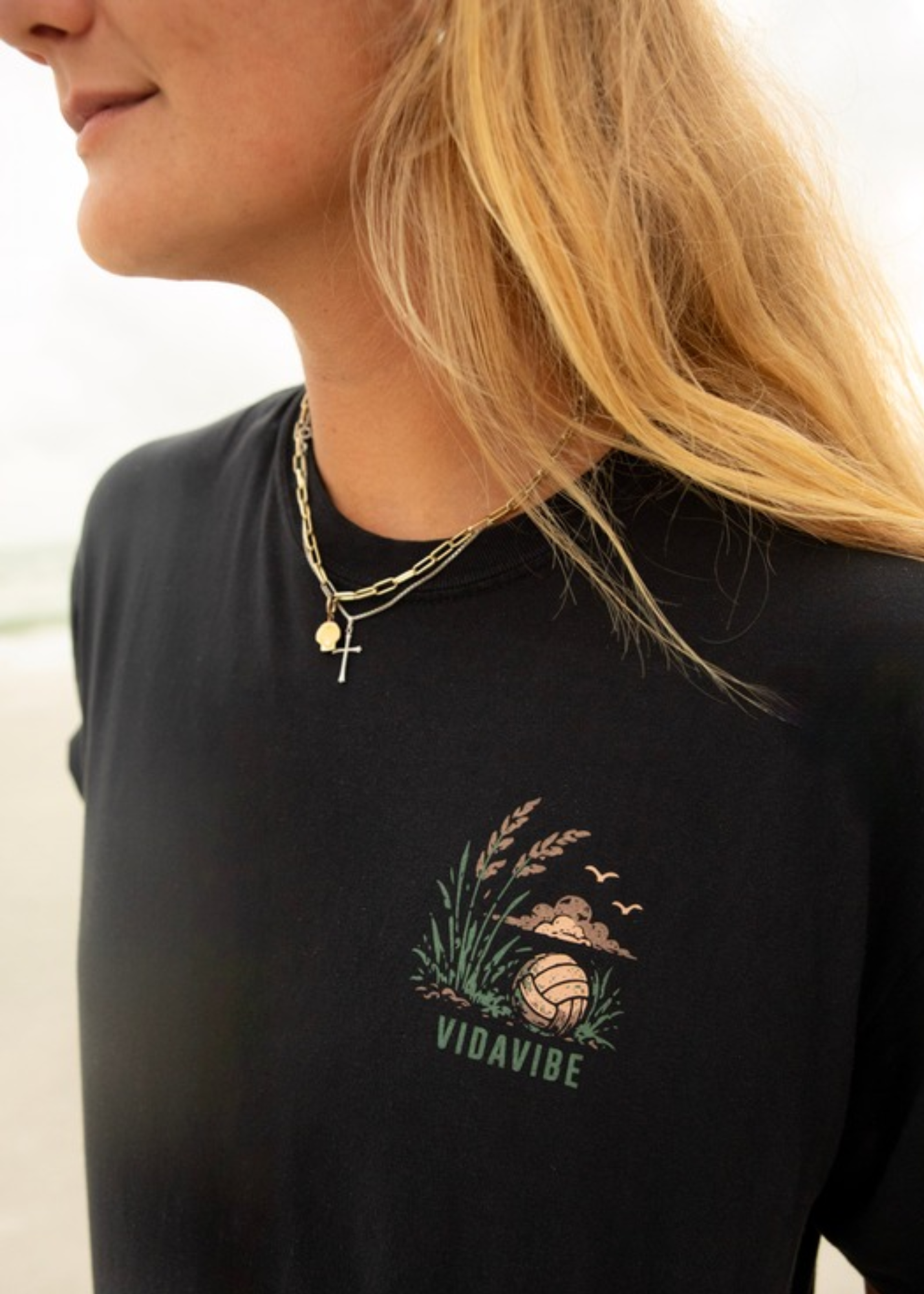 Walk by Faith Volleyball Tee