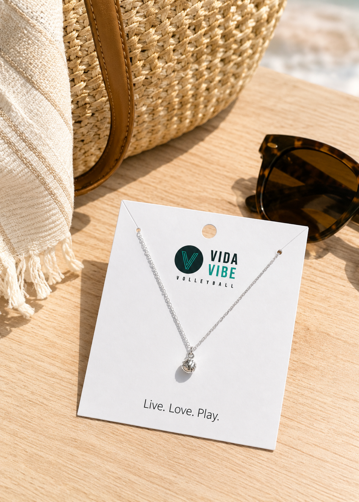 Pick Your Color Volleyball Necklace