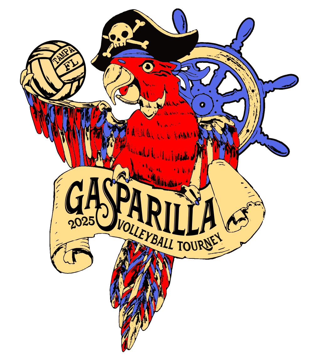 2025 Gasparilla Volleyball Pin