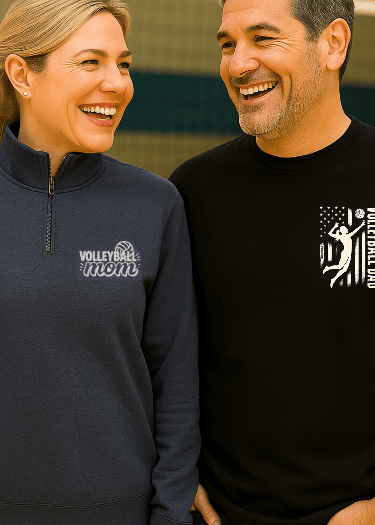 Caffeine Volleyball Mom Quarter Zip