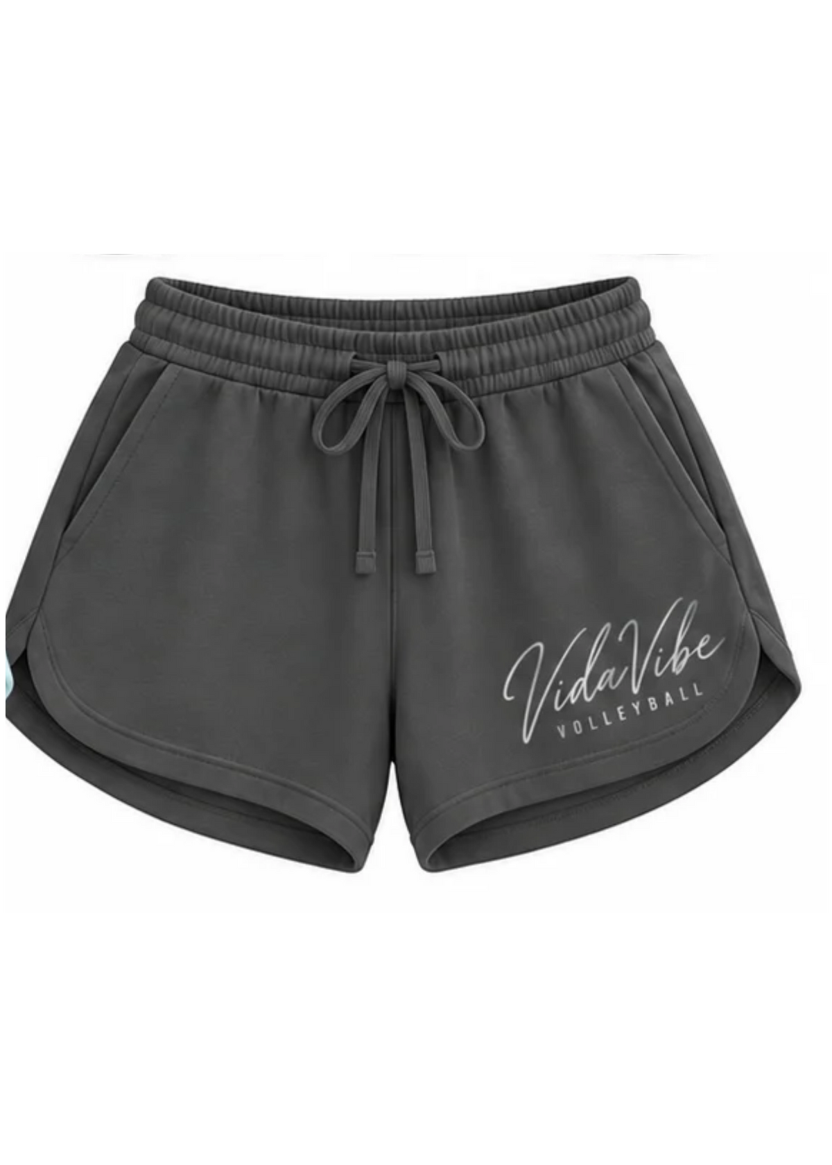 Metallic Gray VidaVibe Lounge Shorts
