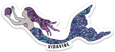 Mermaid Volleyball Sticker - VidaVibe