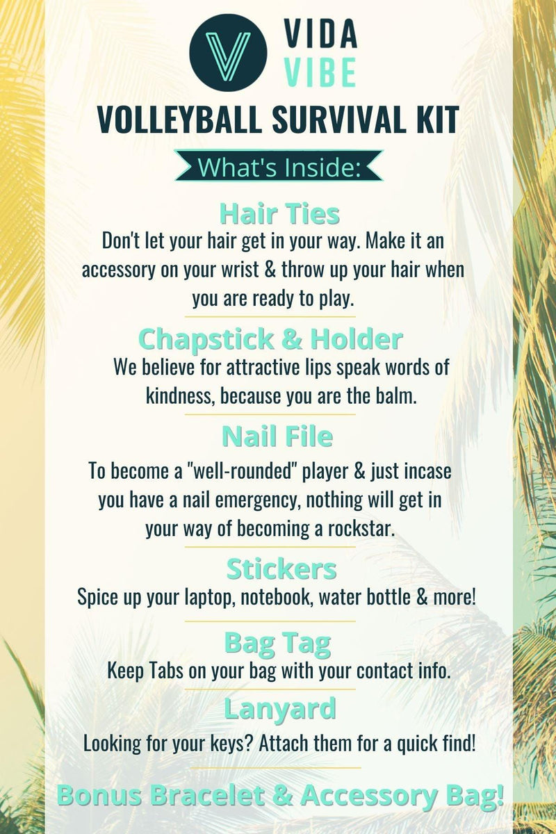 Volleyball Player Survival Kit Volleyball Gifts and Apparel