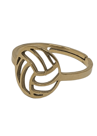 Gold Adjustable Volleyball Ring