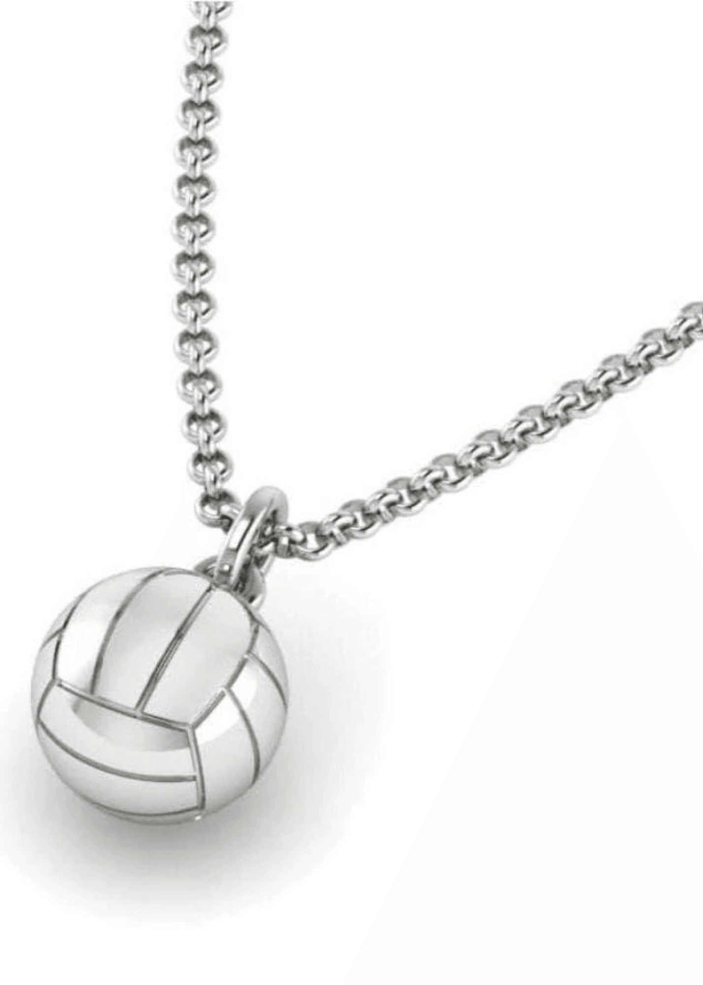 Sterling silver clearance volleyball necklace