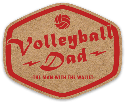Volleyball Dad Sticker - VidaVibe