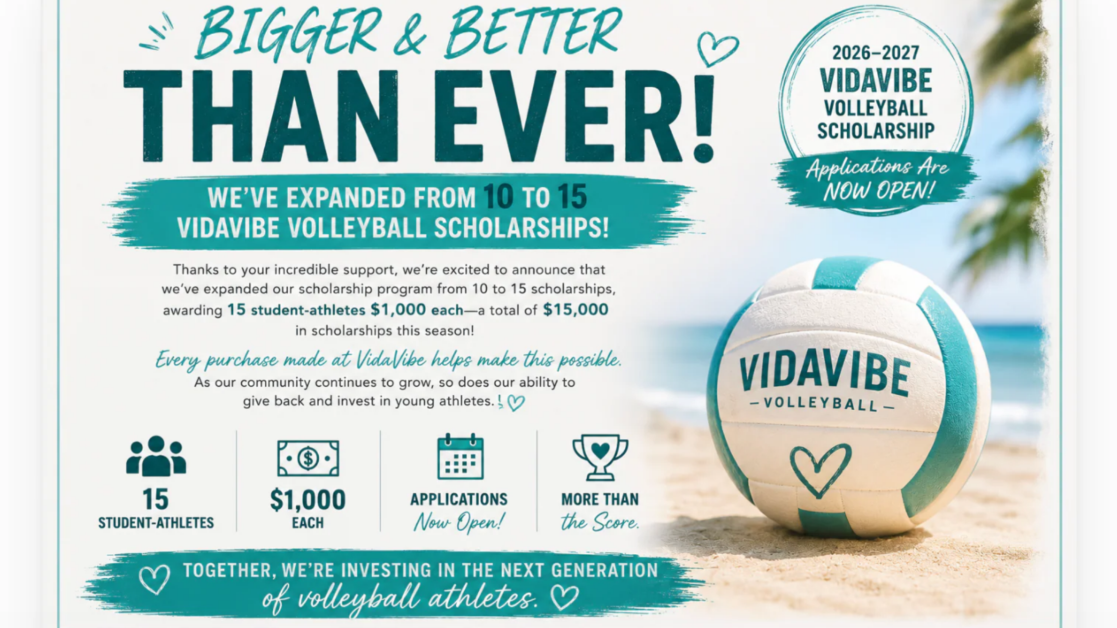 Apply Now – 15 Scholarships