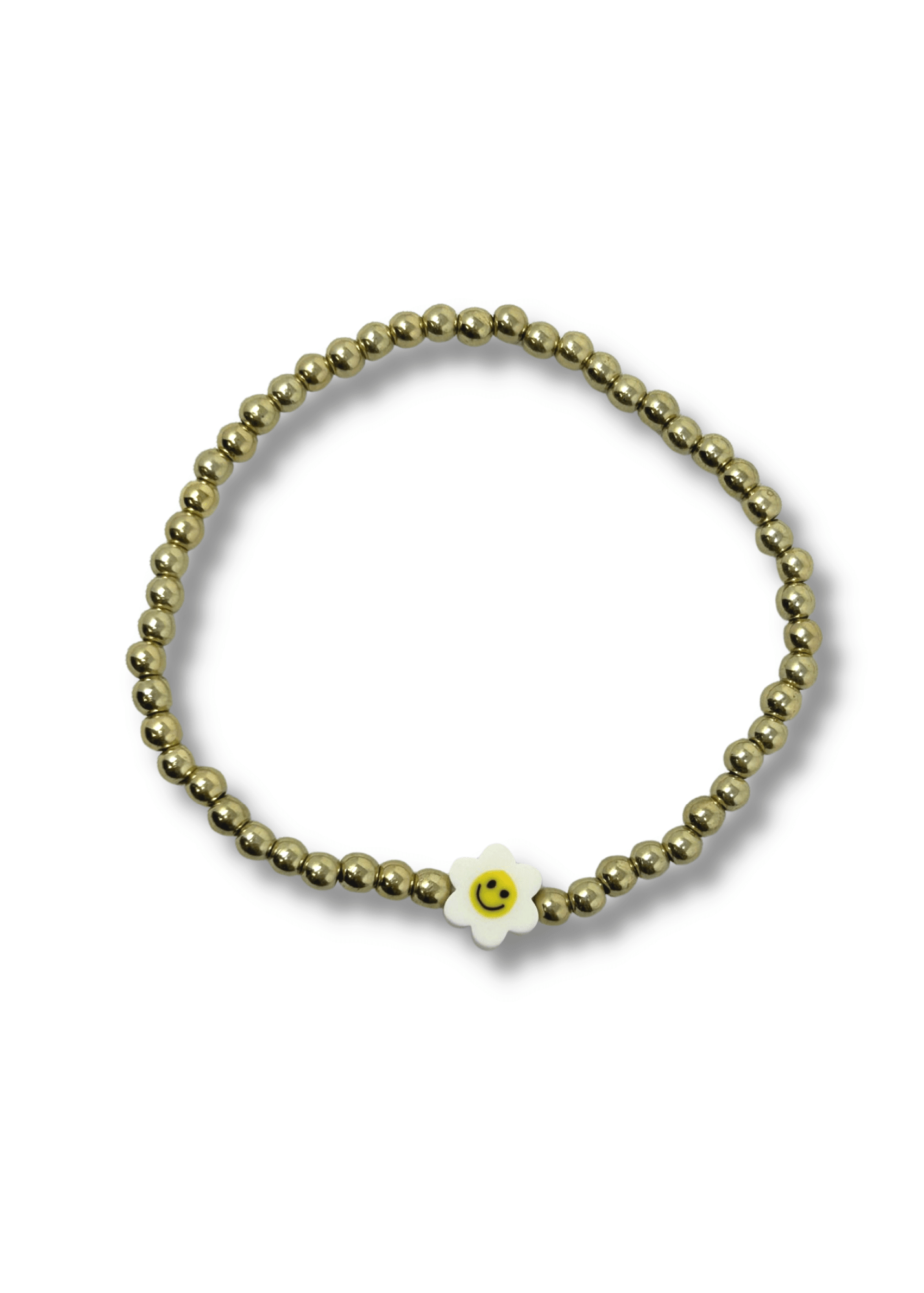 Gold Flower Smile Bracelet
