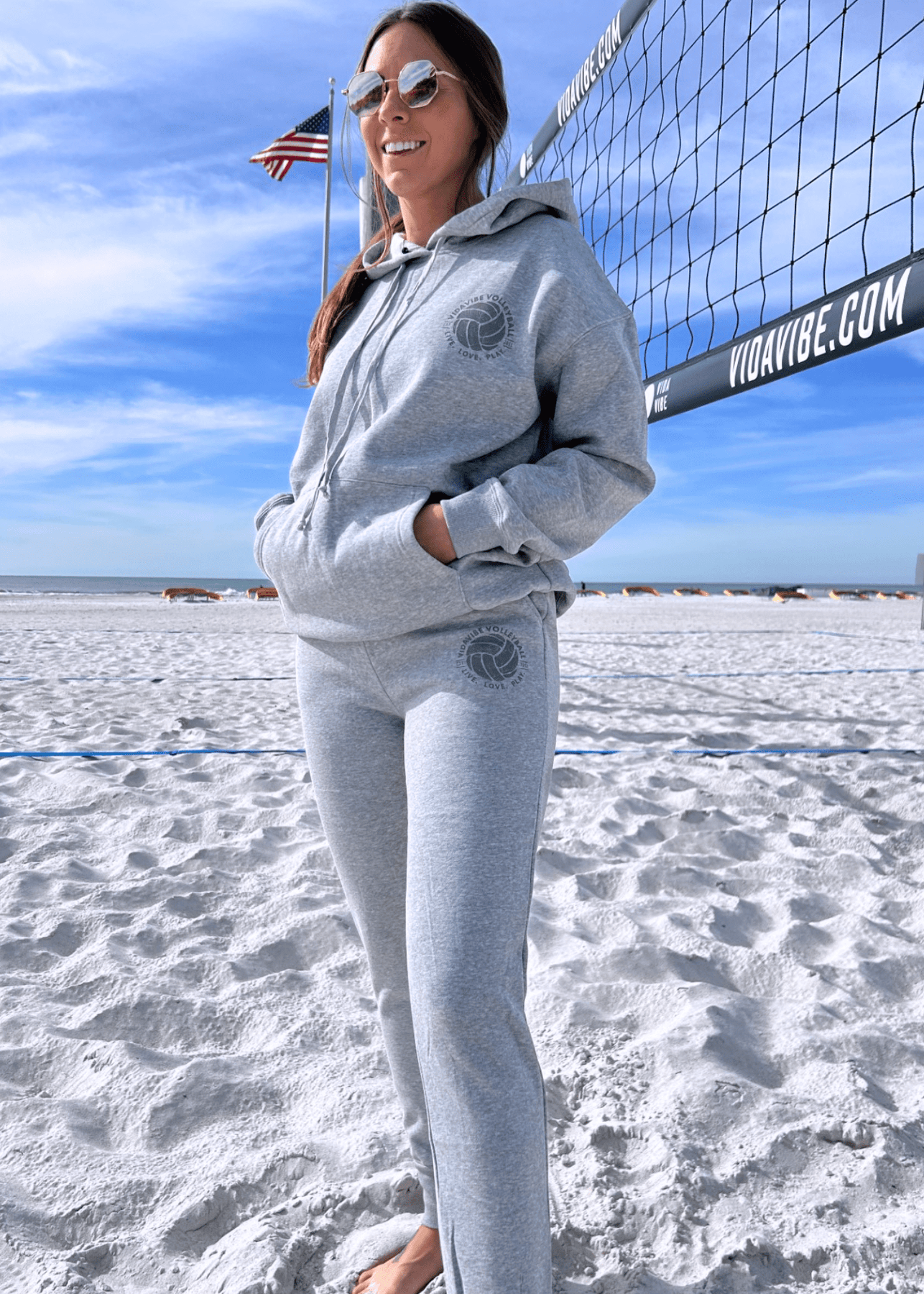 Volleyball sweatpants top