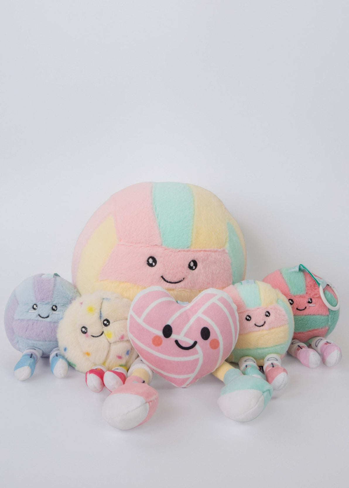 Volleyball Plushies Set Together