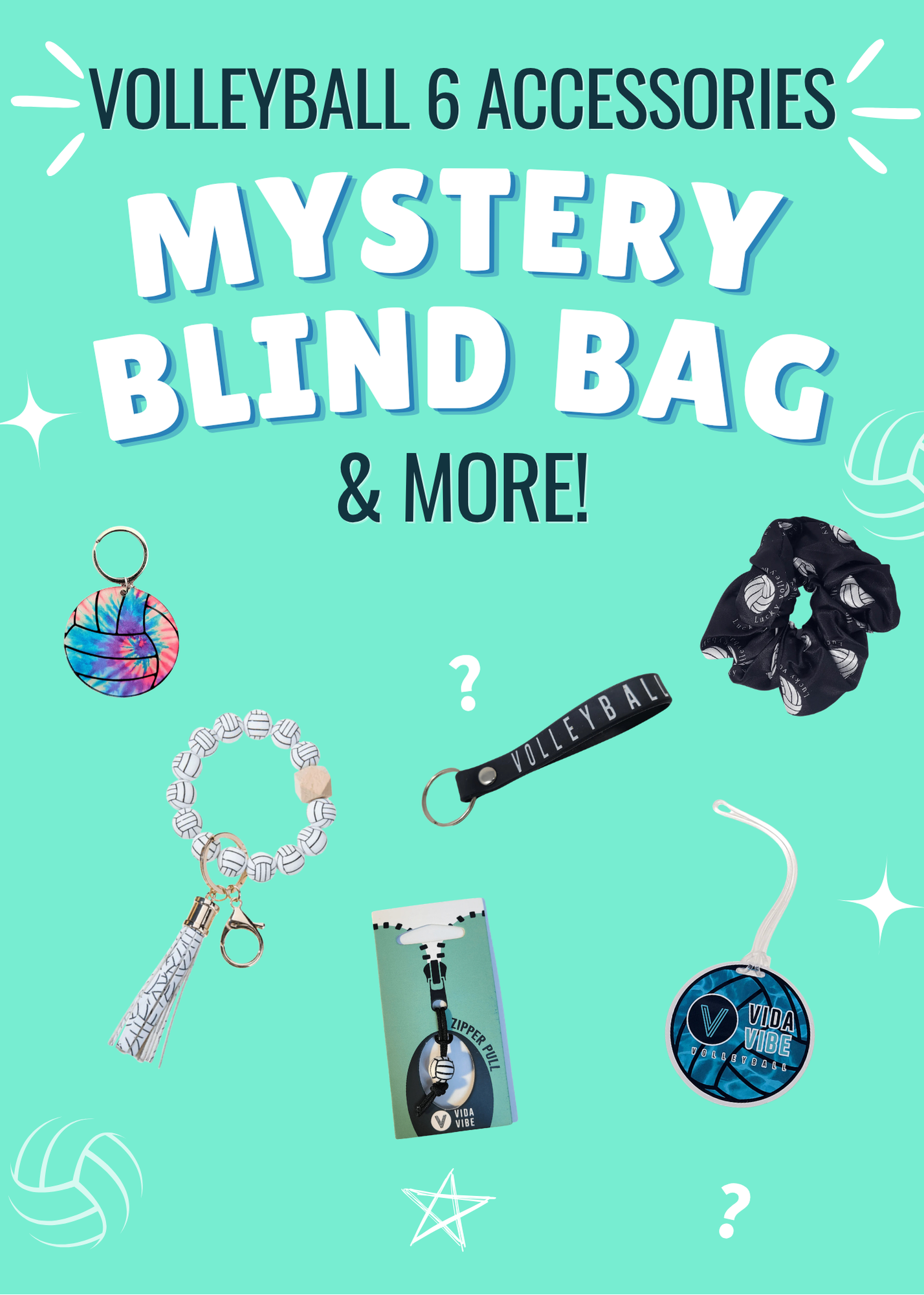 Volleyball Blind Bag 6 Accessories & More