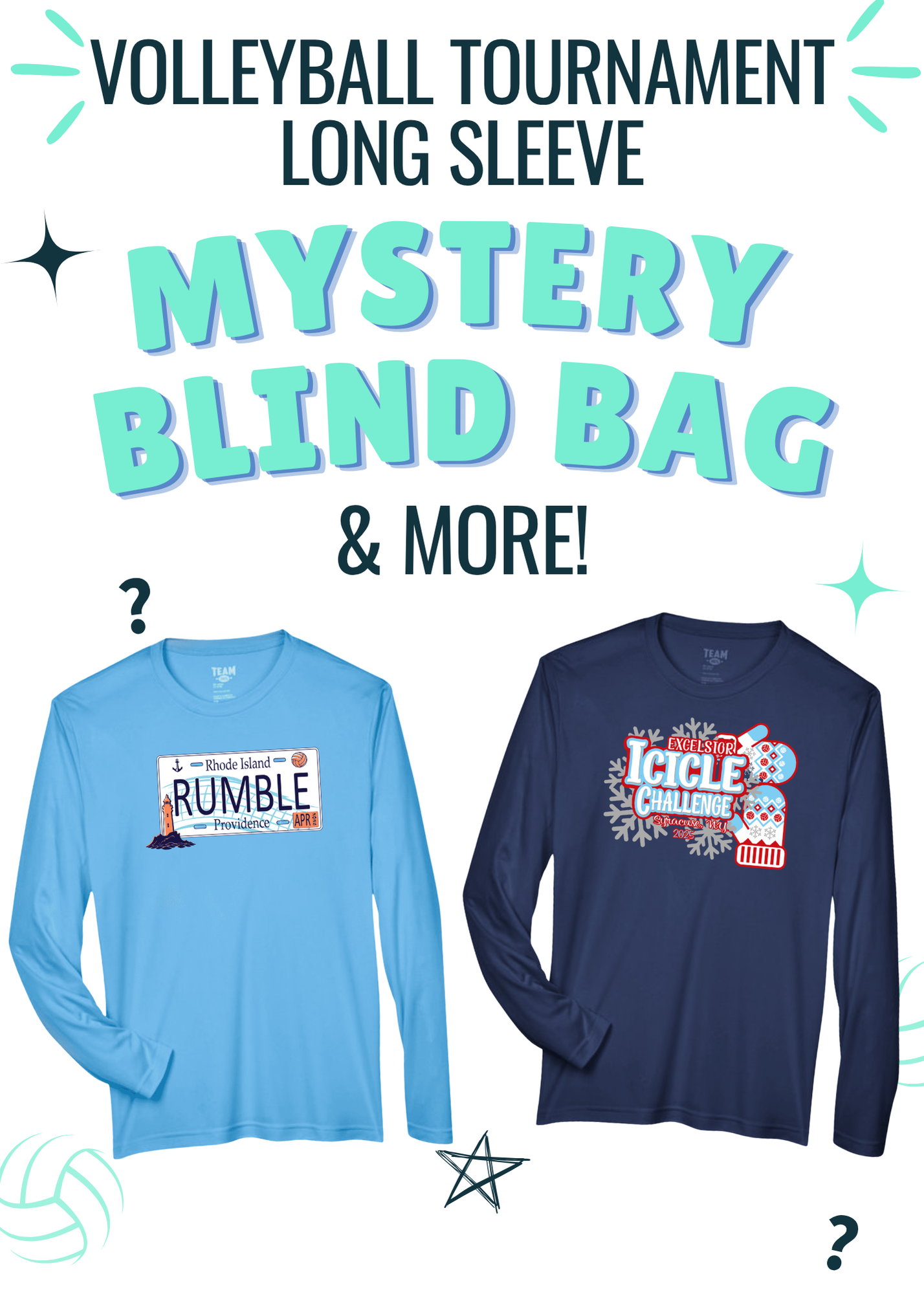 Volleyball Blind Bag Tournament Long Sleeve & More
