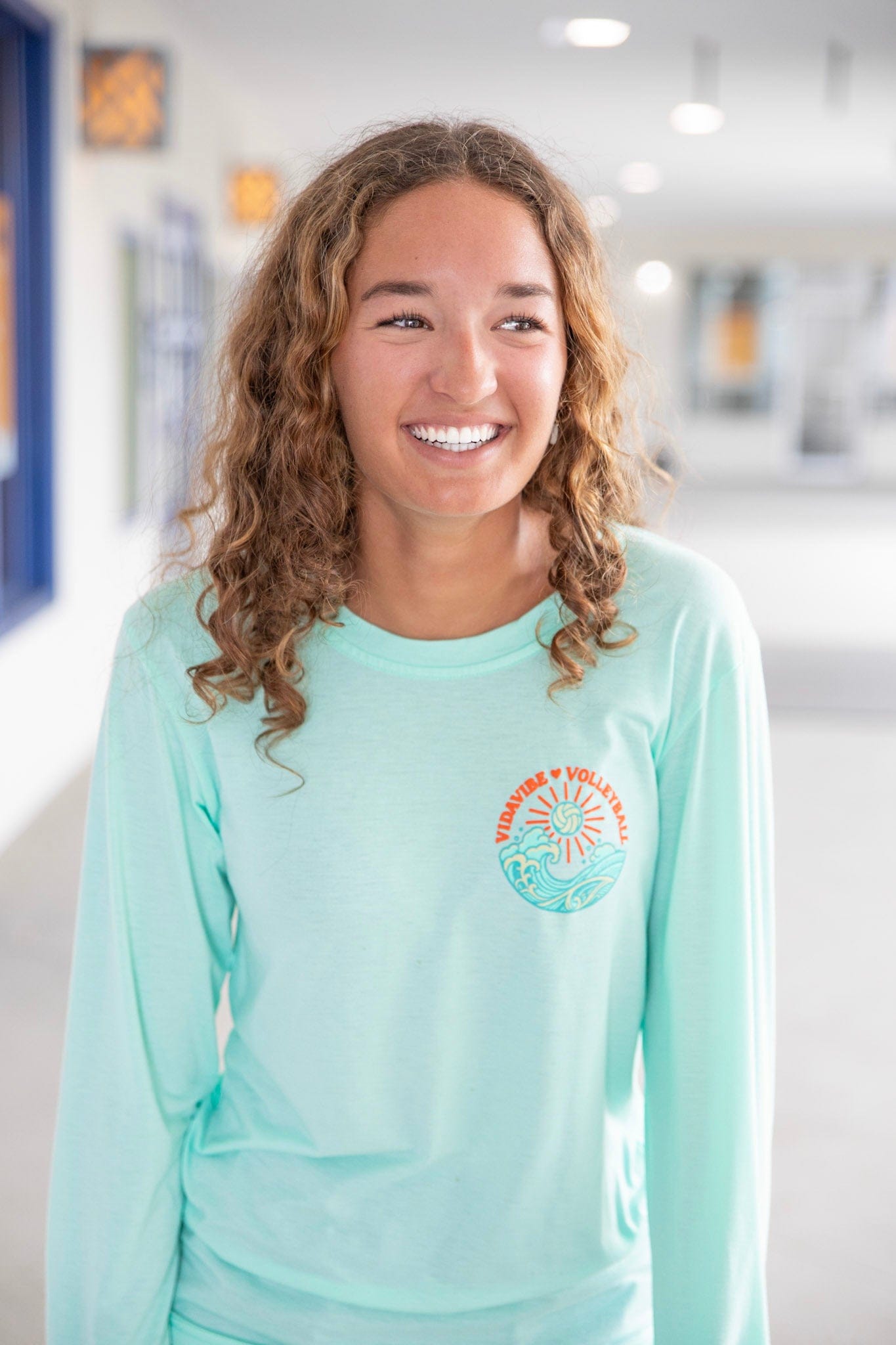 Ocean Vibes Volleyball Long Sleeve Dri-Fit