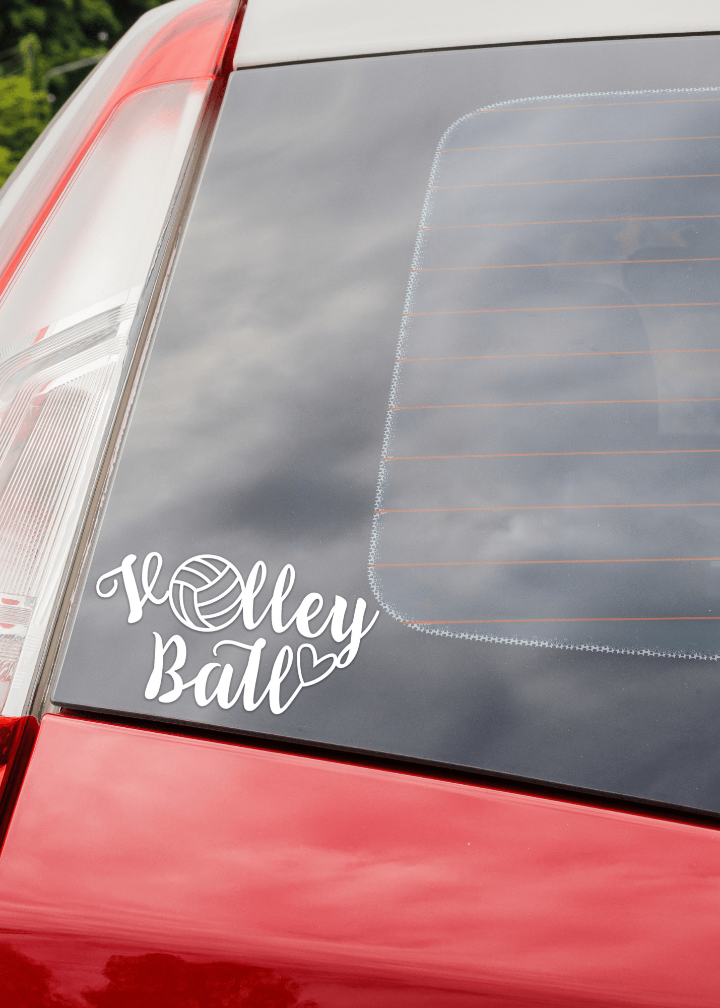 Volleyball Vinyl Decal