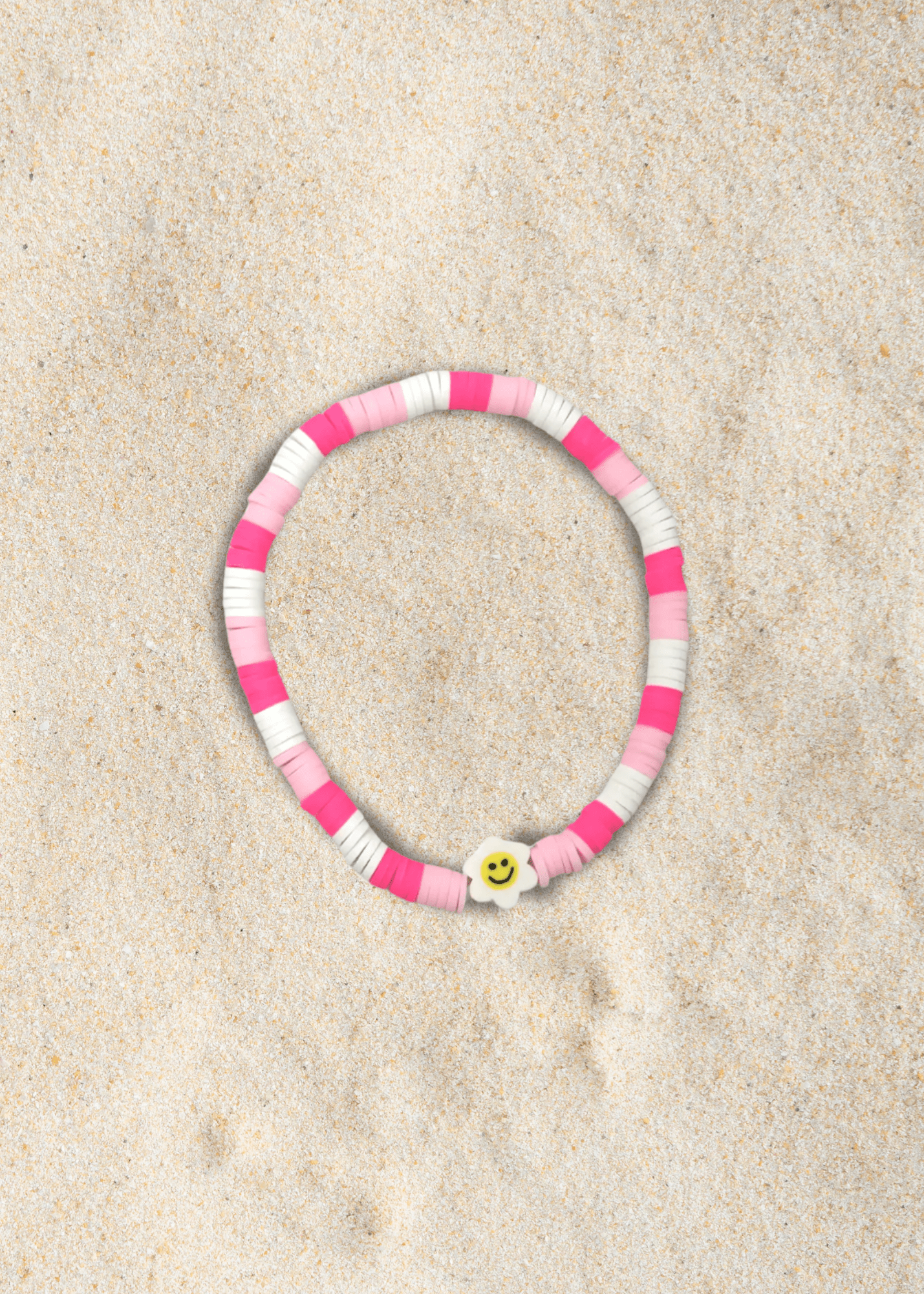 Smiling Flower Pink Bracelet