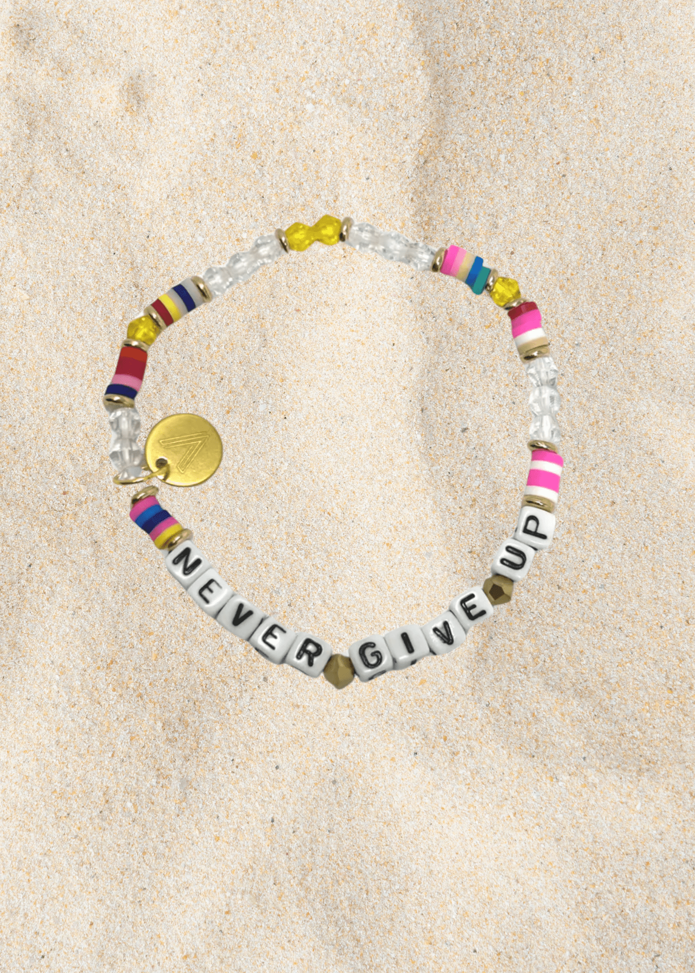 Never Give Up Inspirational Bracelet
