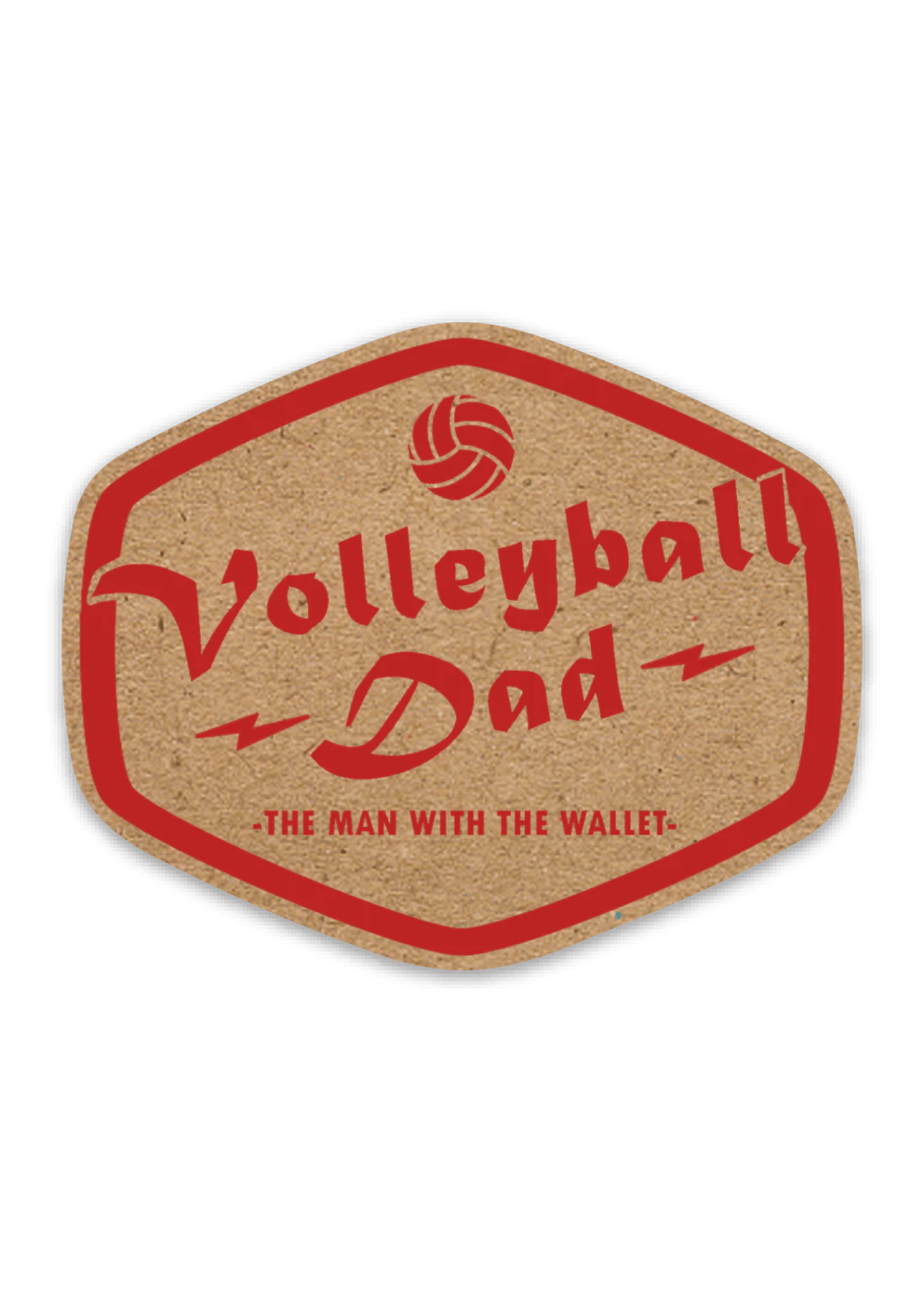 Volleyball Dad Sticker