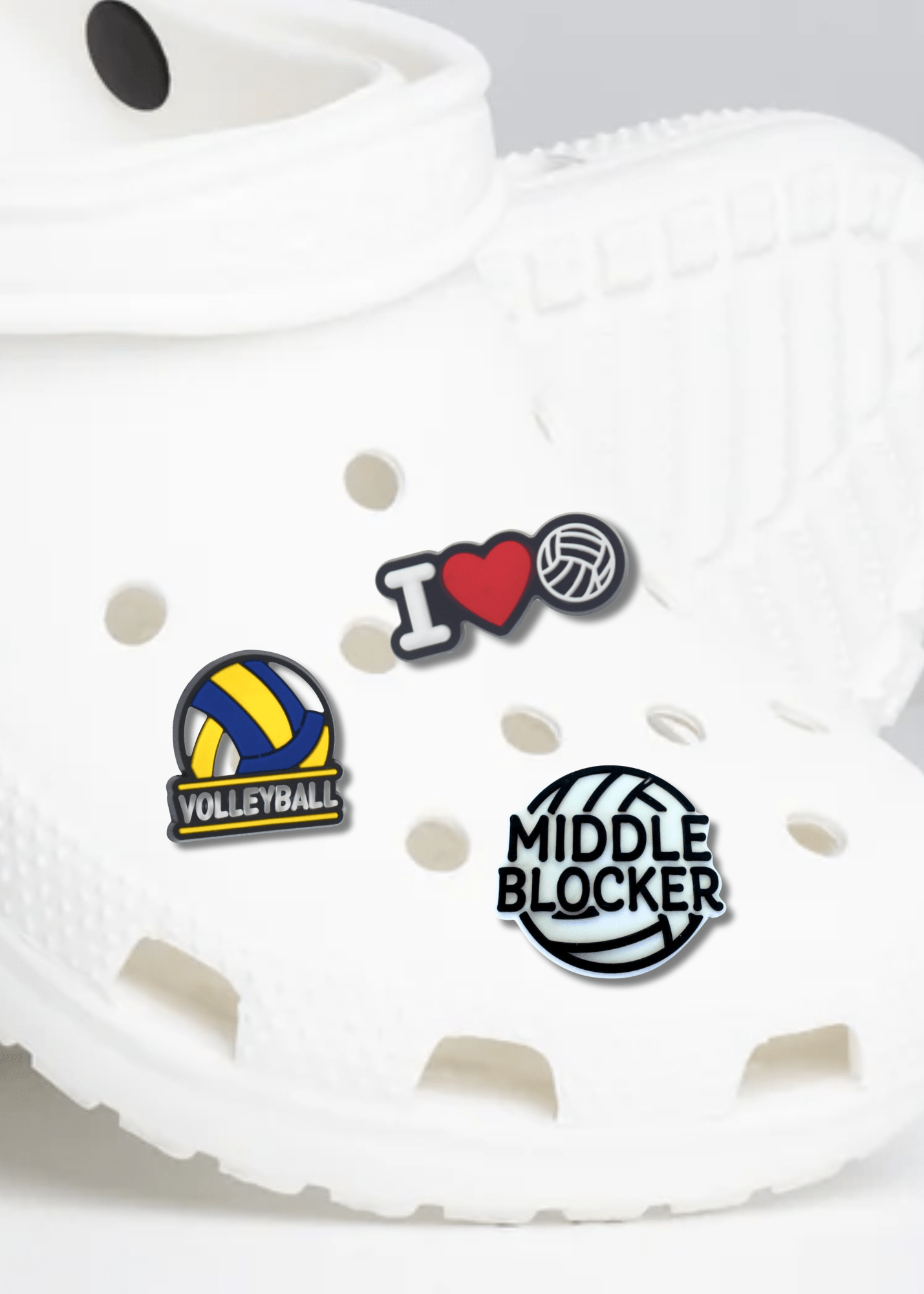 Pick Your Position- Volleyball Jibbitz Shoe Charm