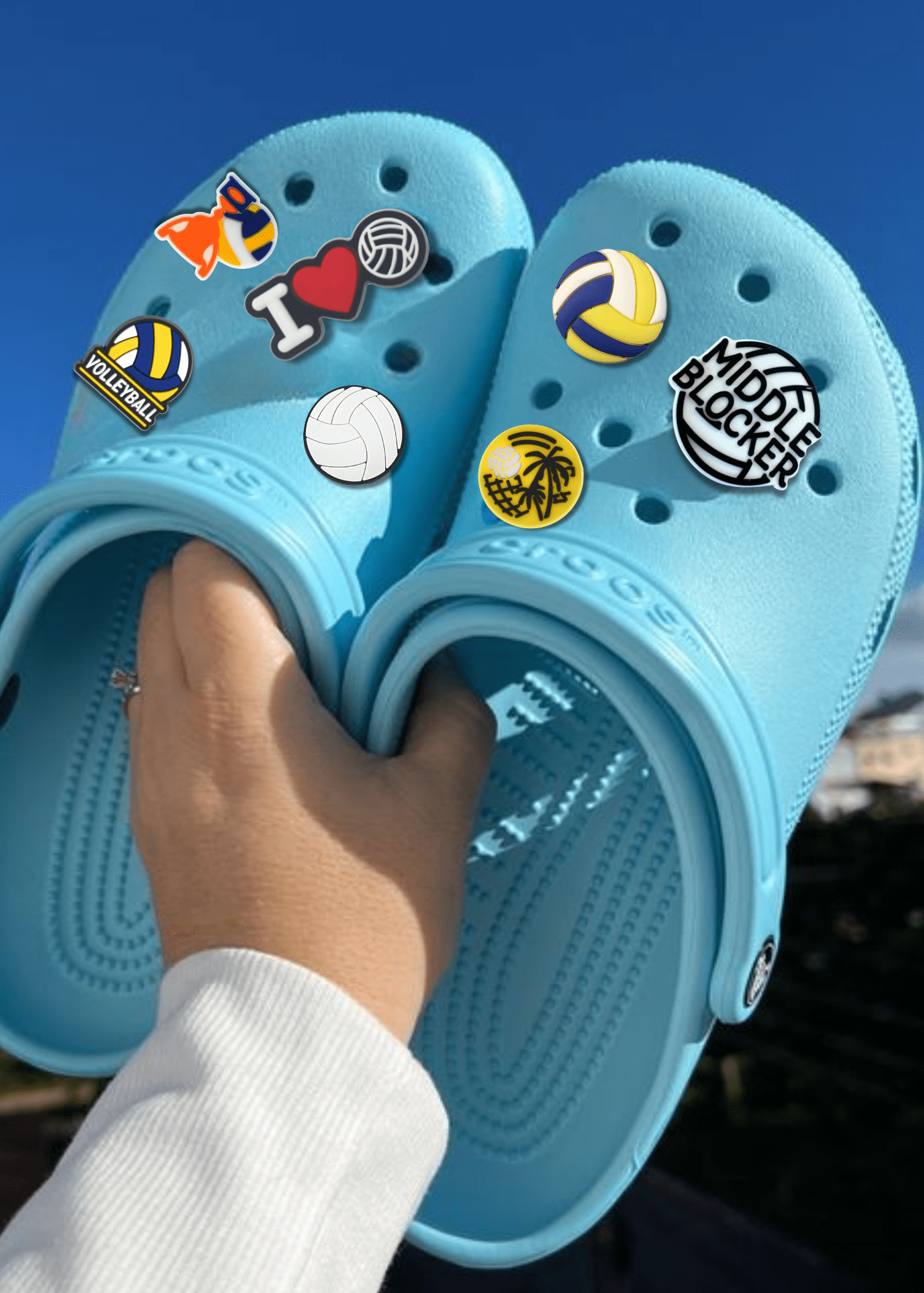 Pick Your Position- Volleyball Jibbitz Shoe Charm