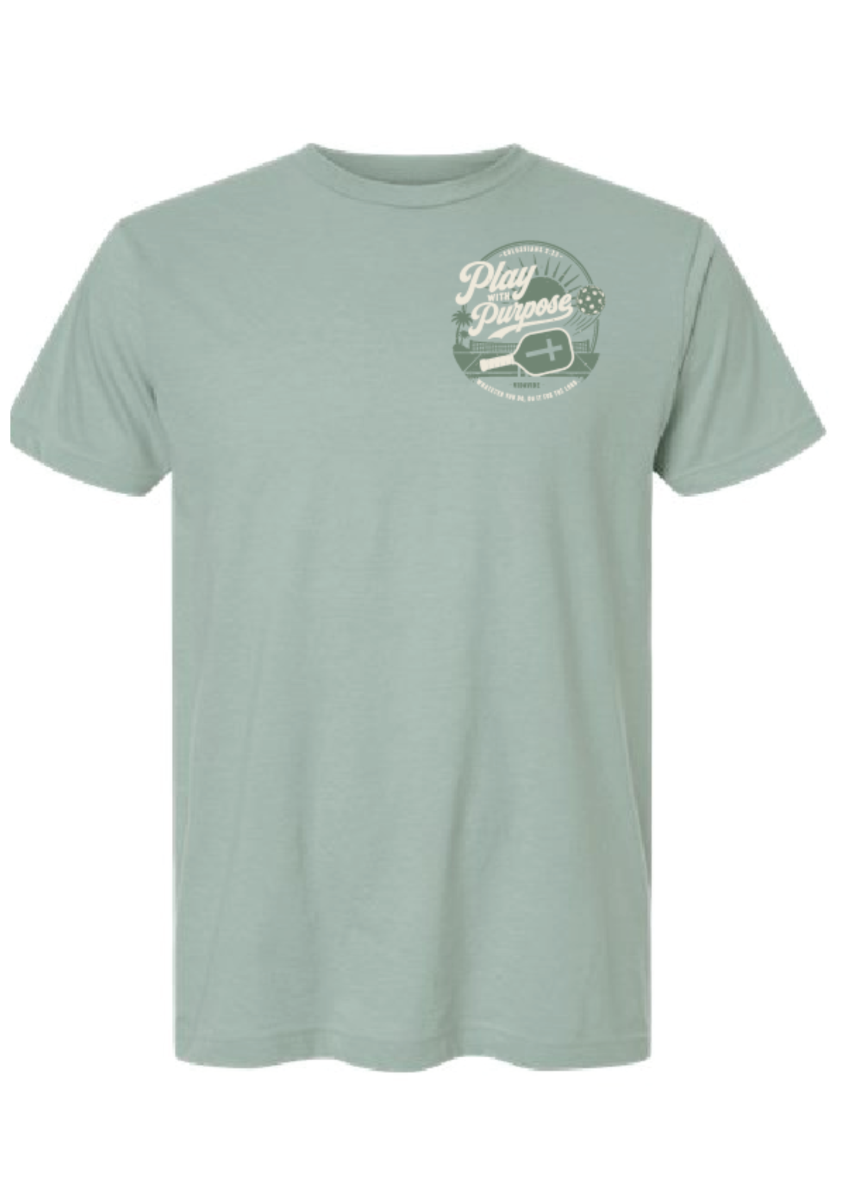 Play with Purpose Pickleball Tee by VidaVibe Volleyball